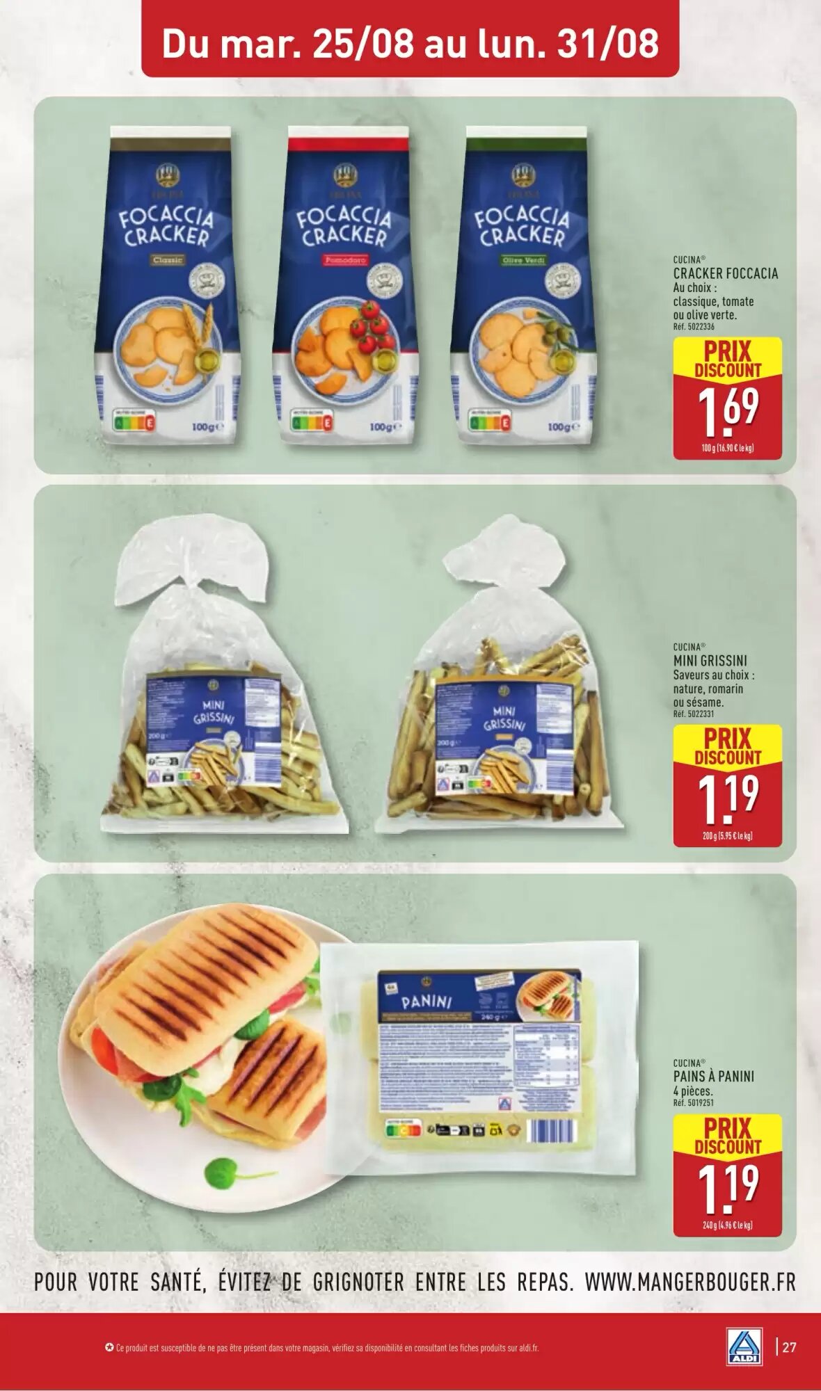 Prospectus promotionnel ALDI valable à partir du 25/08/2026 - Page 29.
