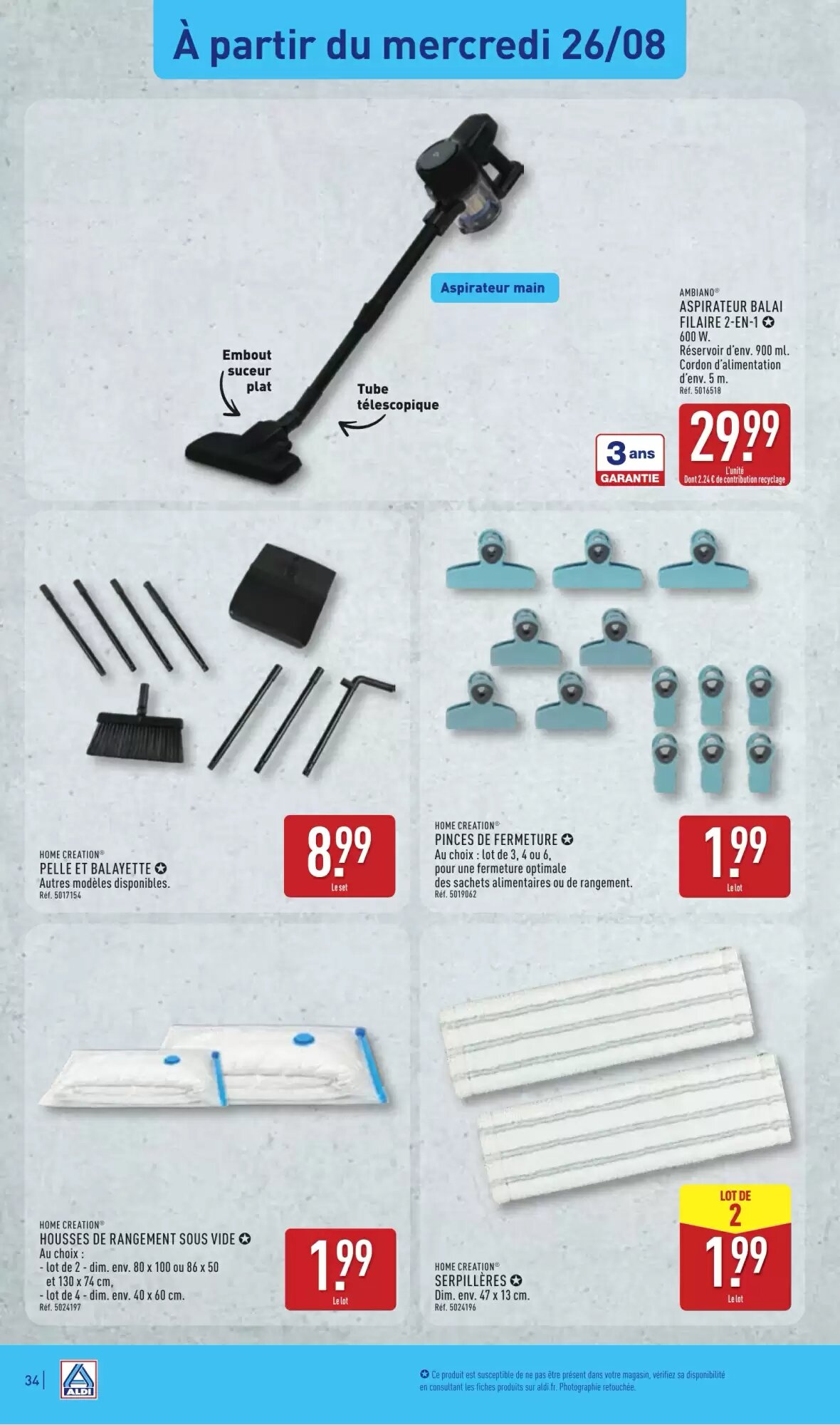 Prospectus promotionnel ALDI valable à partir du 25/08/2026 - Page 36.