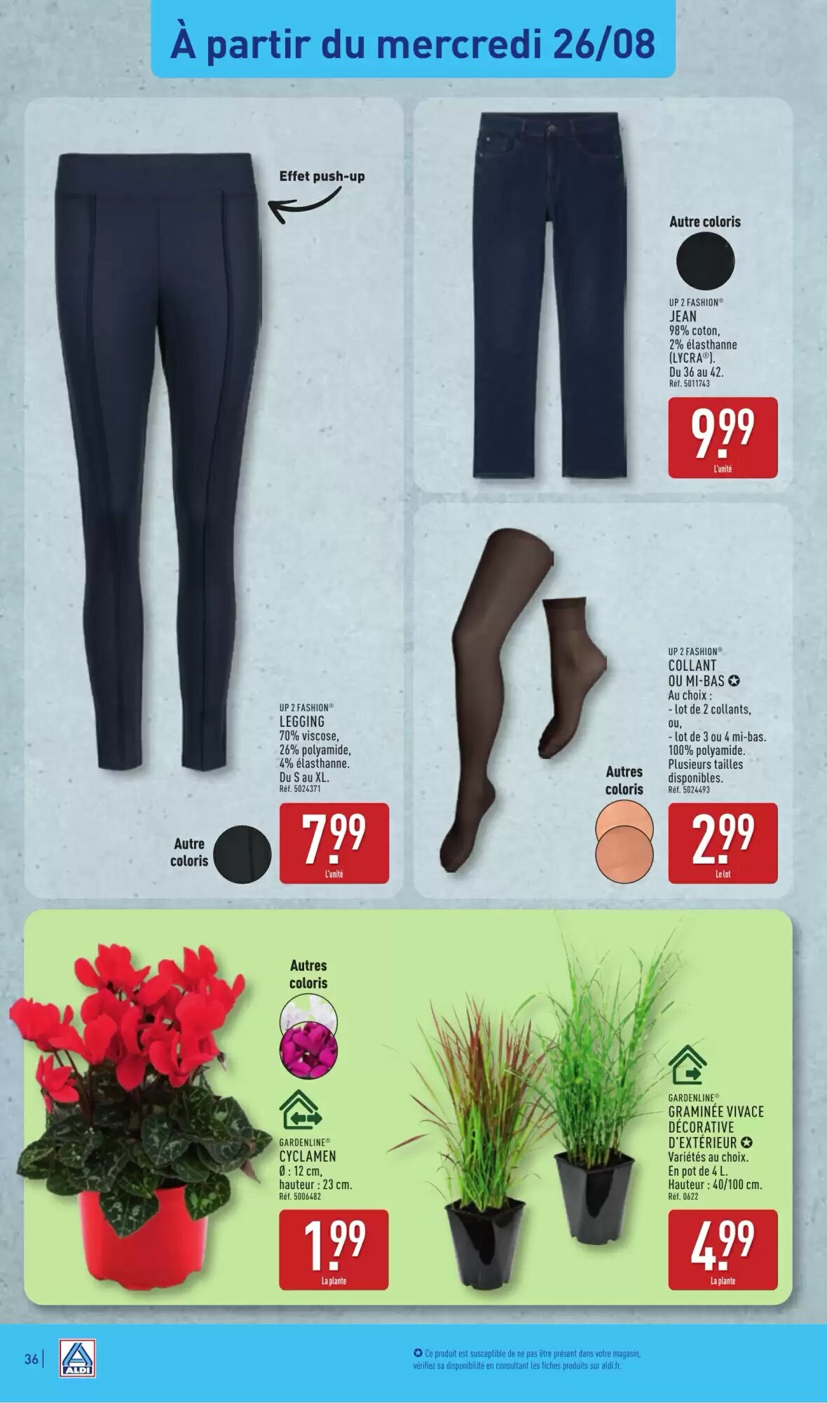Prospectus promotionnel ALDI valable à partir du 25/08/2026 - Page 38.