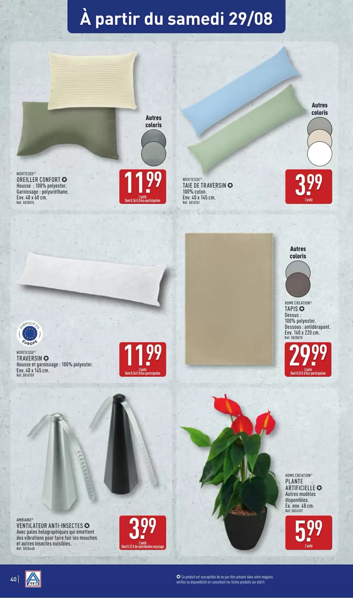 Prospectus promotionnel ALDI valable à partir du 25/08/2026 - Page 42.