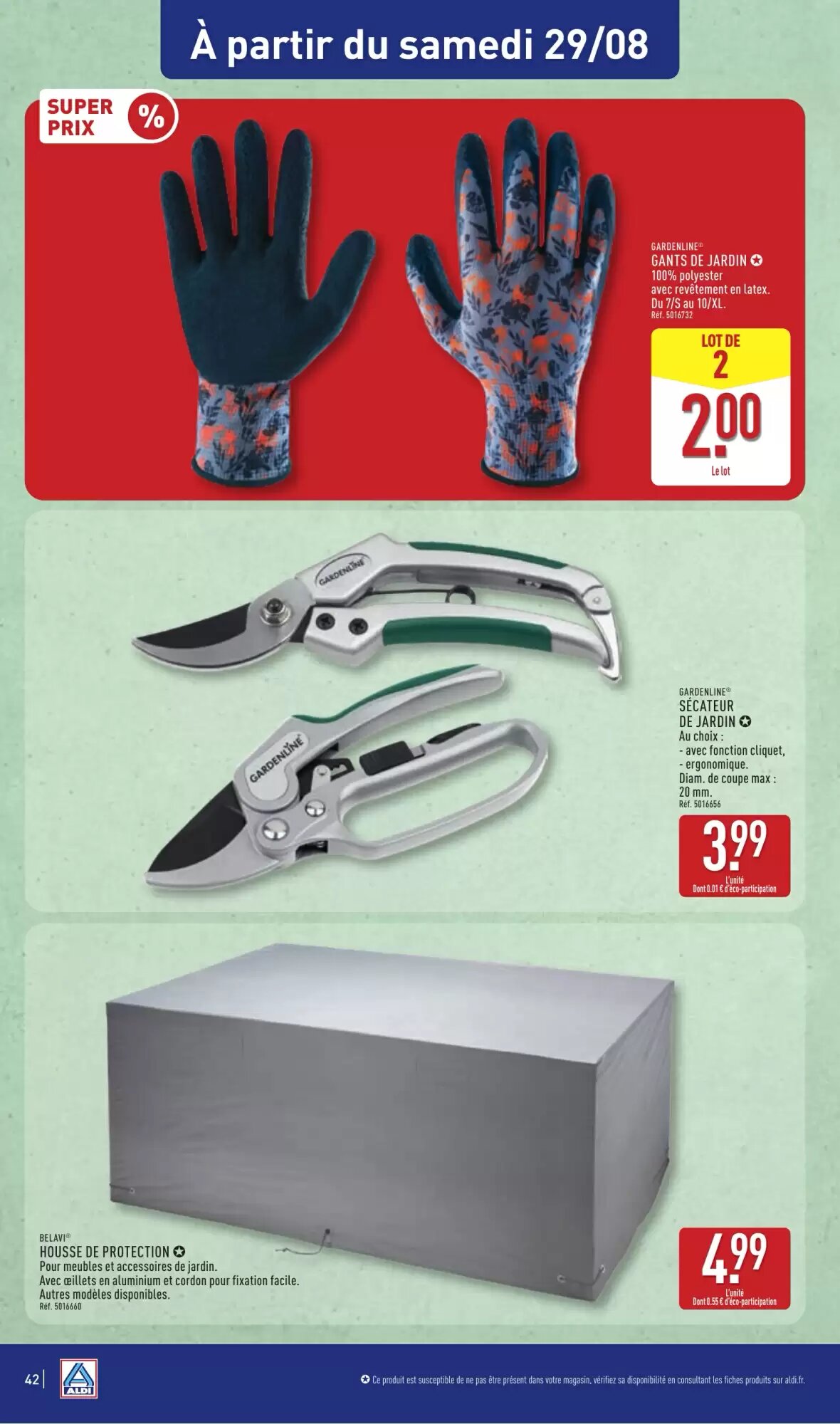 Prospectus promotionnel ALDI valable à partir du 25/08/2026 - Page 44.