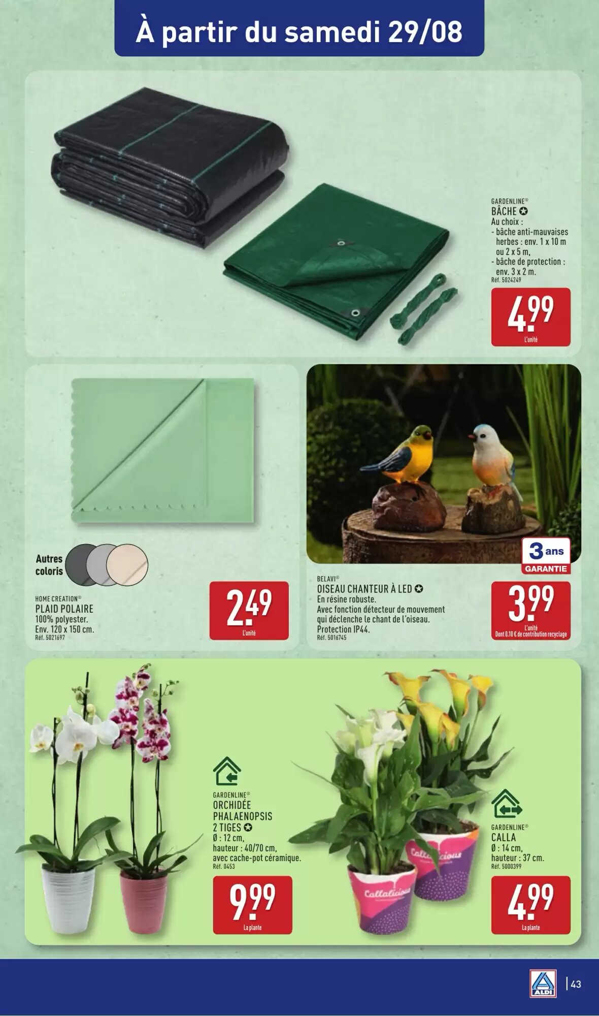 Prospectus promotionnel ALDI valable à partir du 25/08/2026 - Page 45.