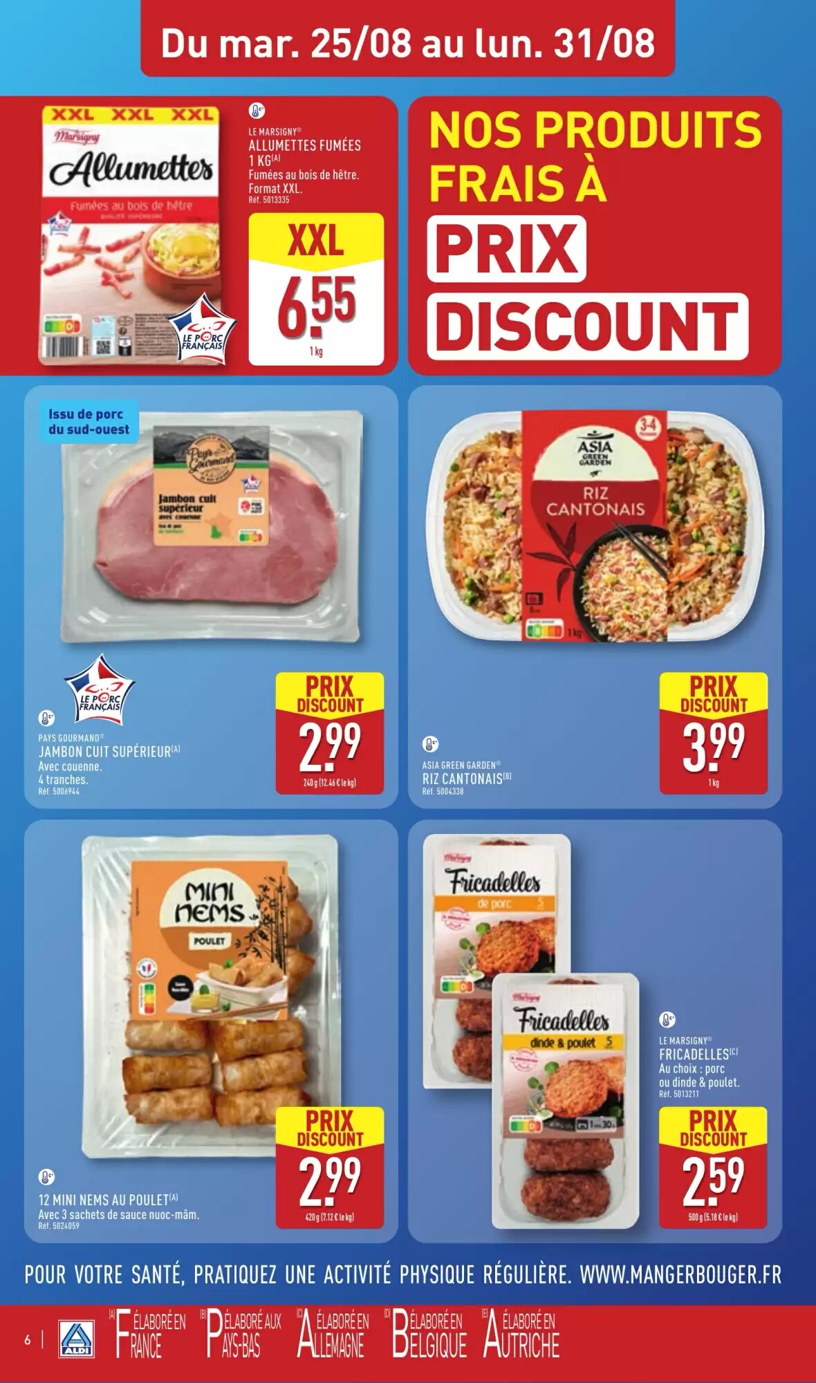 Prospectus promotionnel ALDI valable à partir du 25/08/2026 - Page 8.