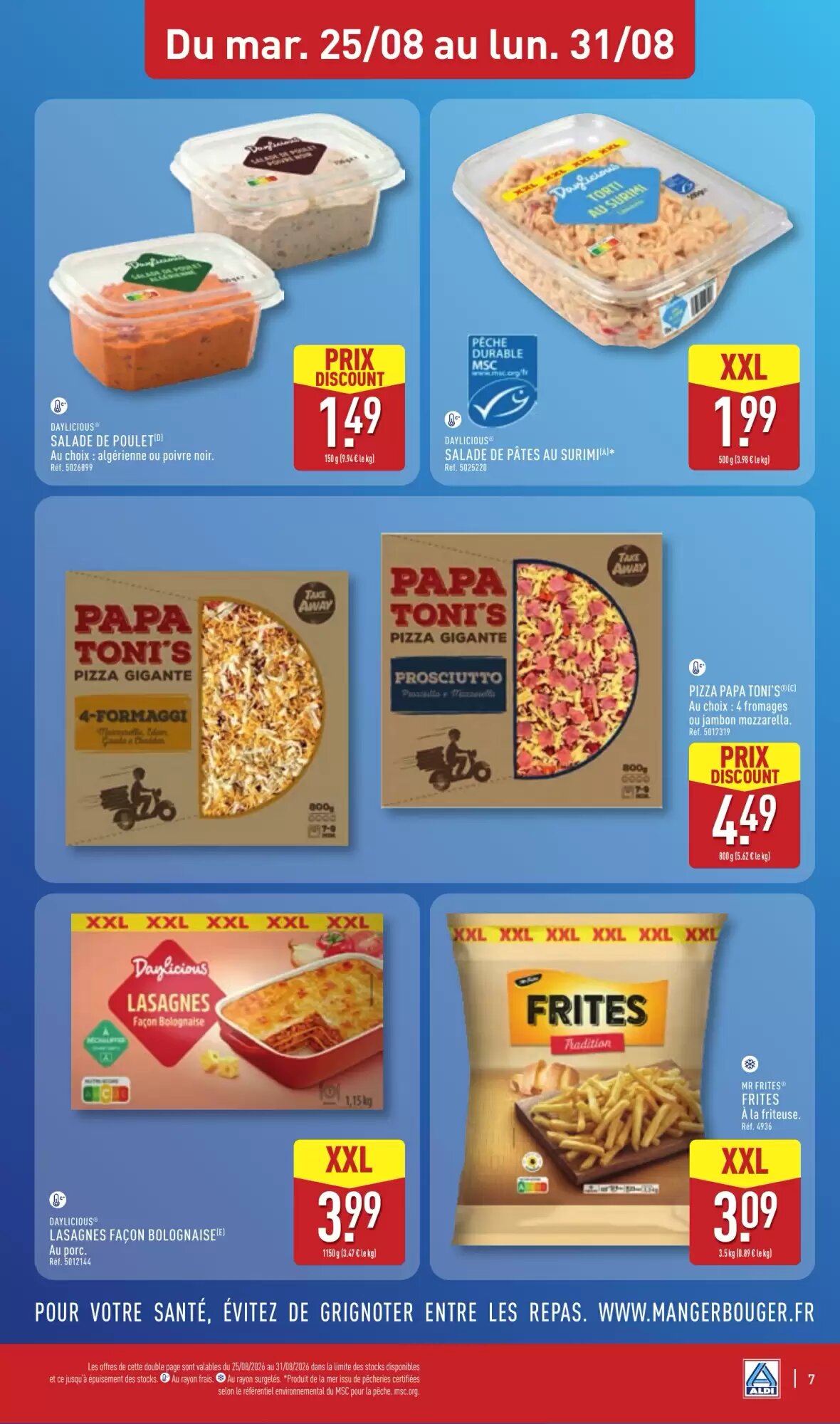 Prospectus promotionnel ALDI valable à partir du 25/08/2026 - Page 9.