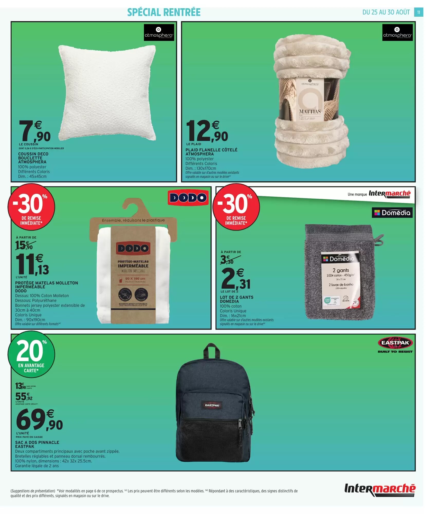 Prospectus promotionnel Intermarché Hyper valable à partir du 25/08/2026 - Page 11.