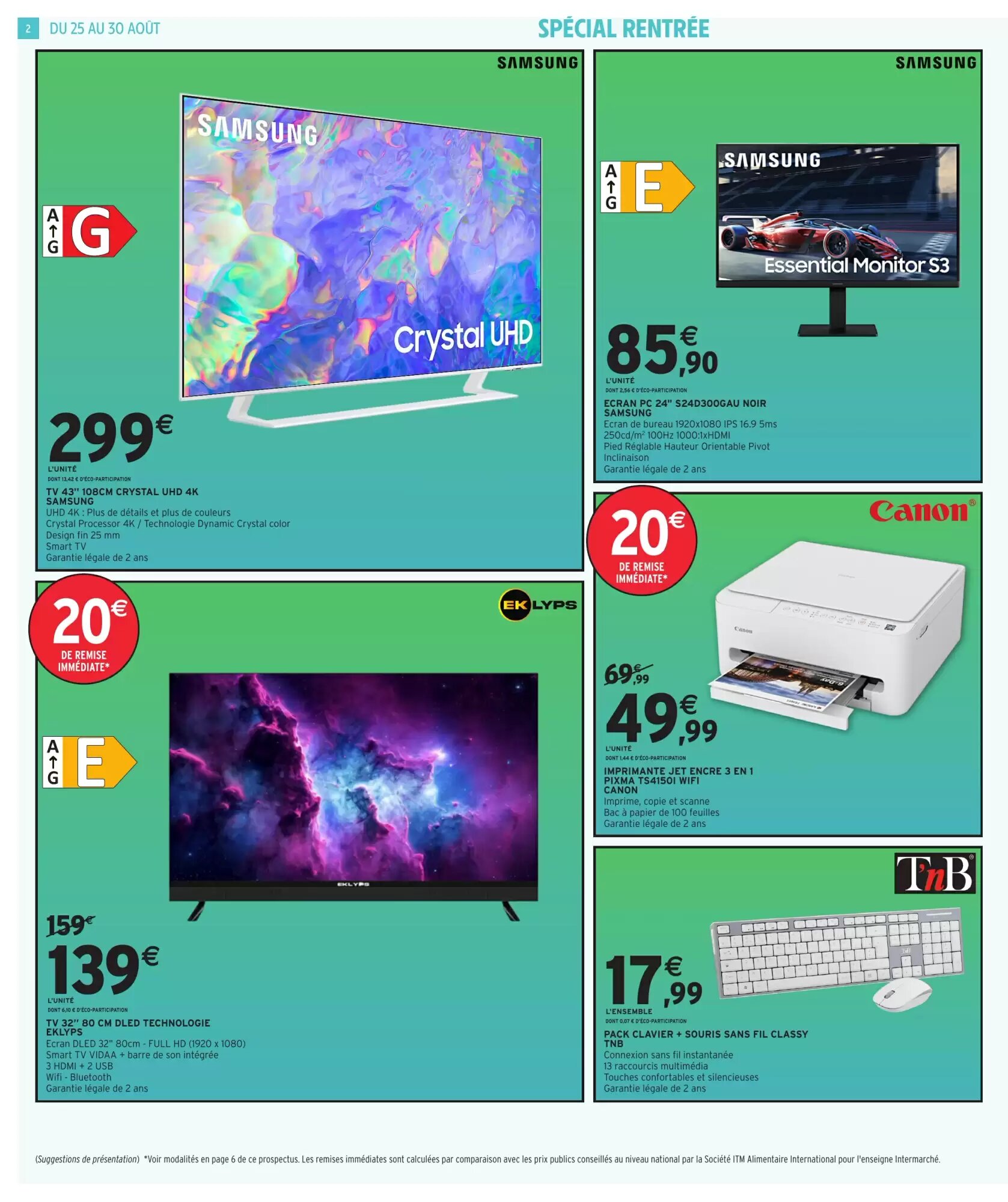 Prospectus promotionnel Intermarché Hyper valable à partir du 25/08/2026 - Page 2.