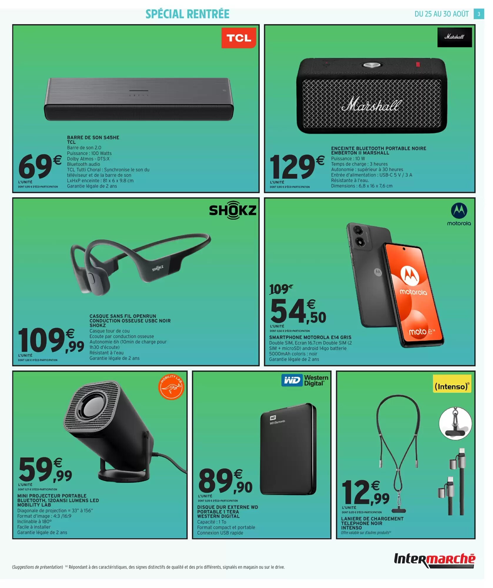 Prospectus promotionnel Intermarché Hyper valable à partir du 25/08/2026 - Page 3.