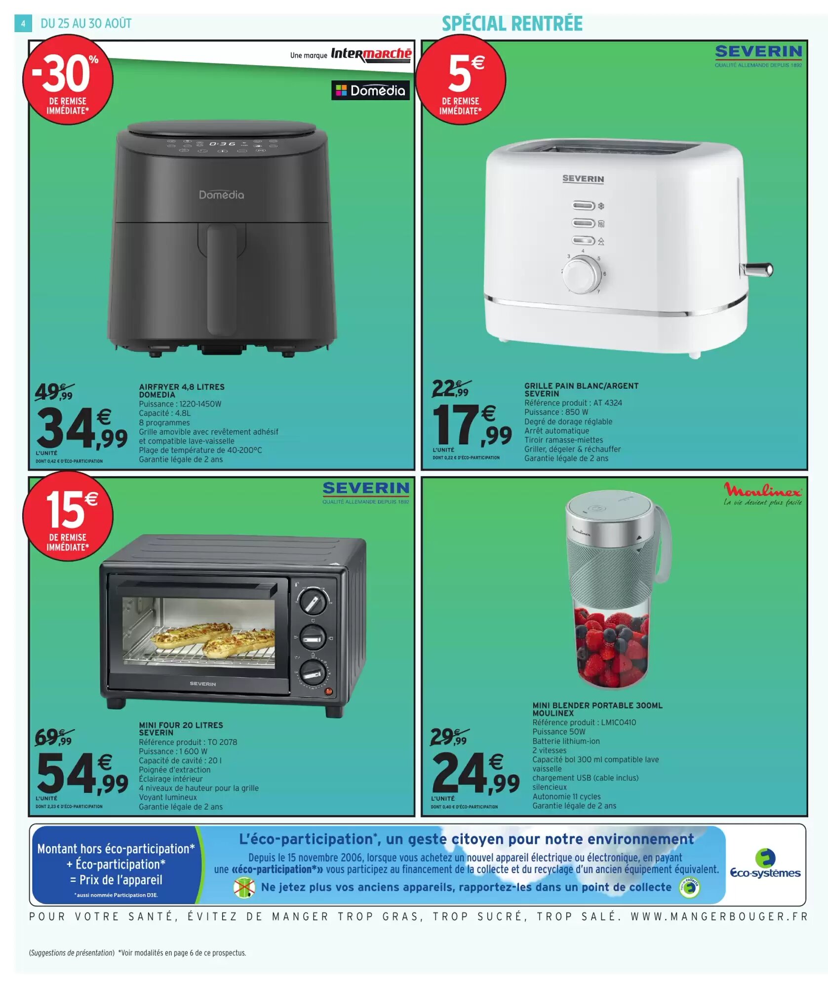 Prospectus promotionnel Intermarché Hyper valable à partir du 25/08/2026 - Page 4.