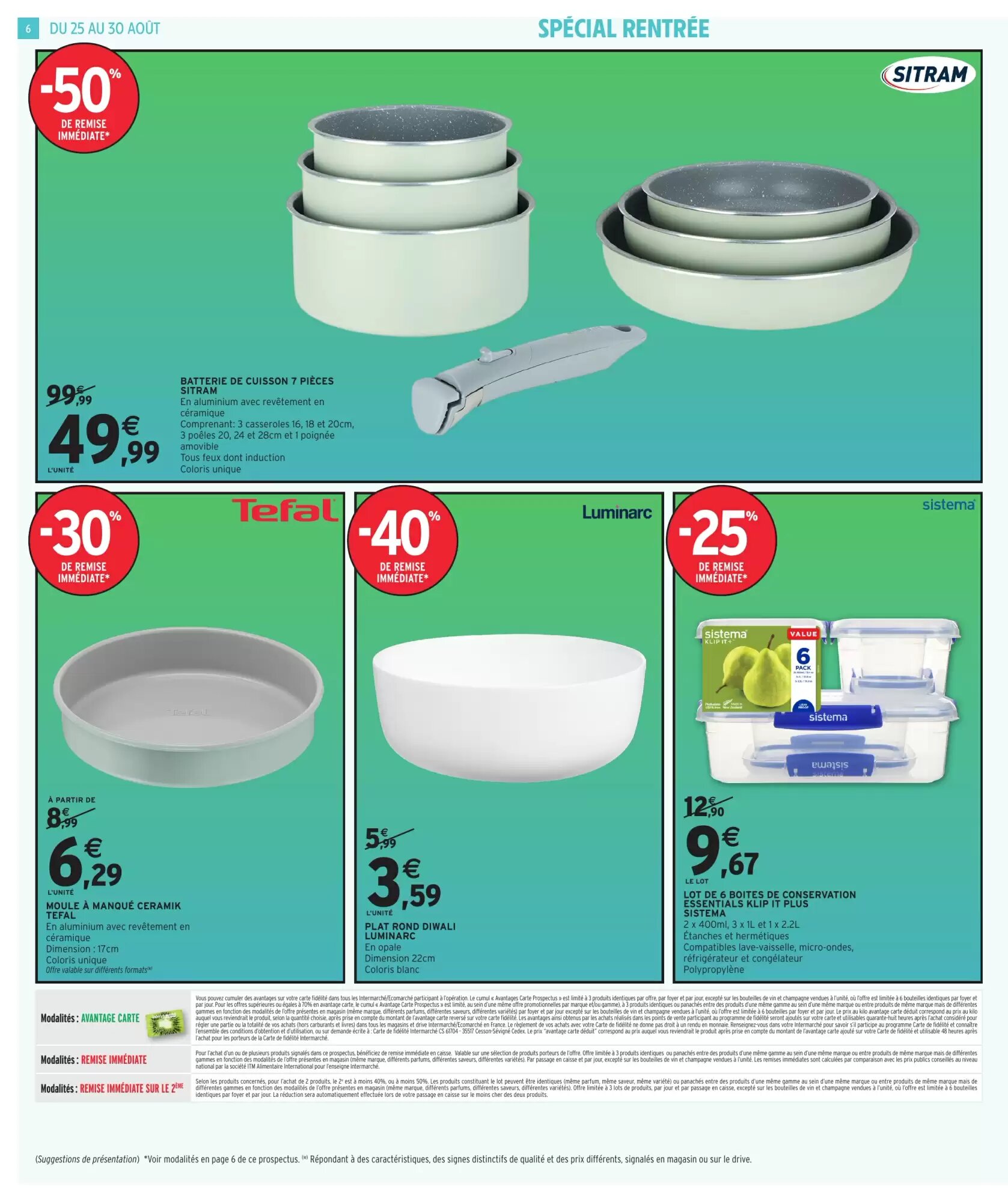 Prospectus promotionnel Intermarché Hyper valable à partir du 25/08/2026 - Page 6.