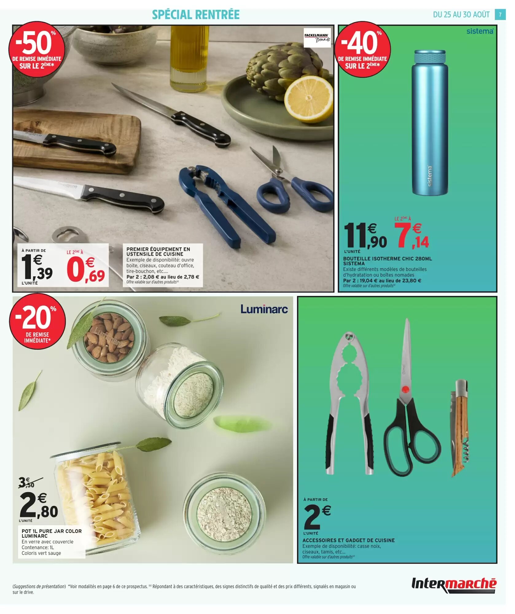 Prospectus promotionnel Intermarché Hyper valable à partir du 25/08/2026 - Page 7.