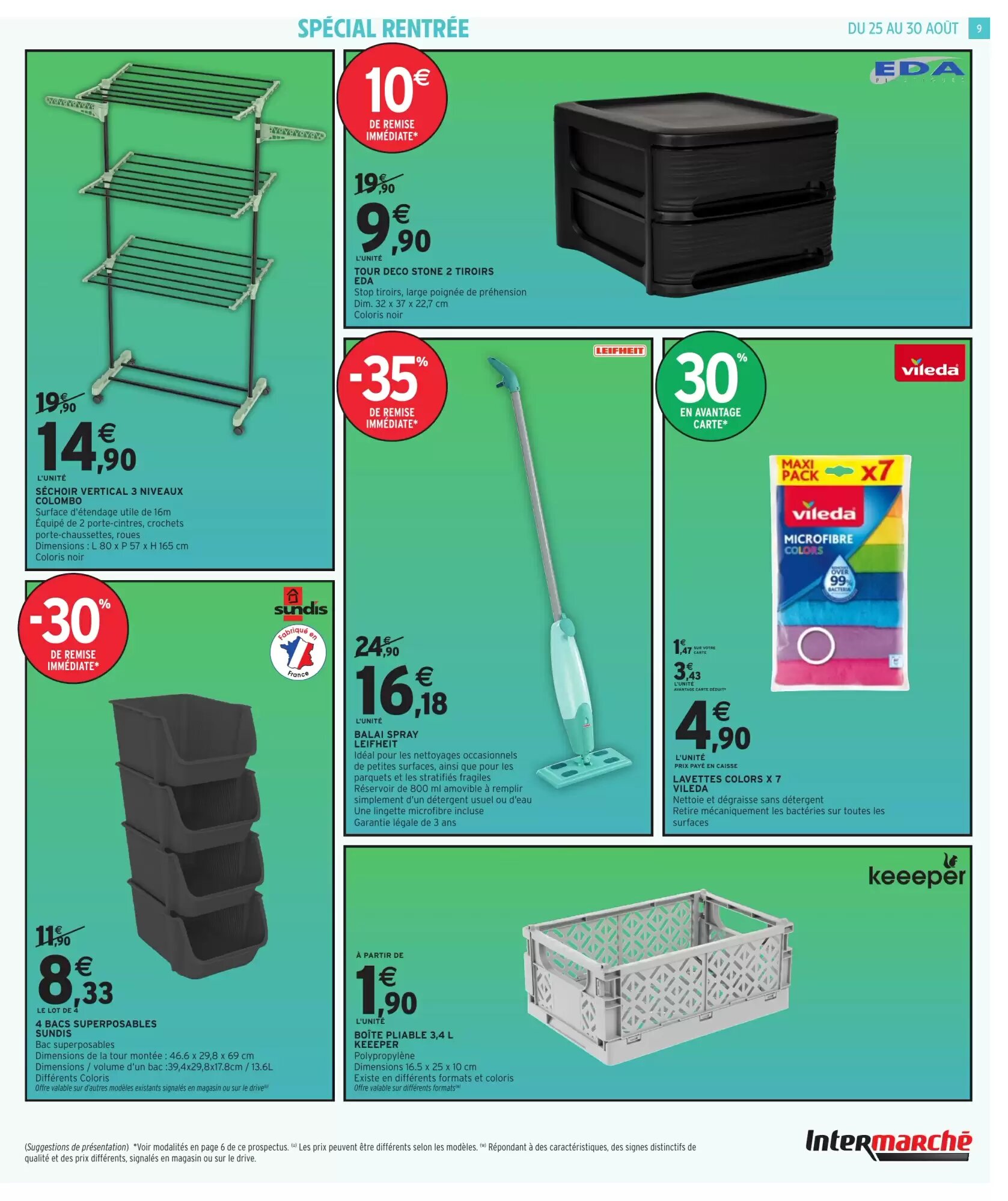 Prospectus promotionnel Intermarché Hyper valable à partir du 25/08/2026 - Page 9.