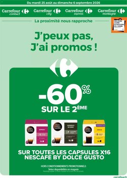 Prospectus promotionnel Carrefour valable à partir du 25/08/2026