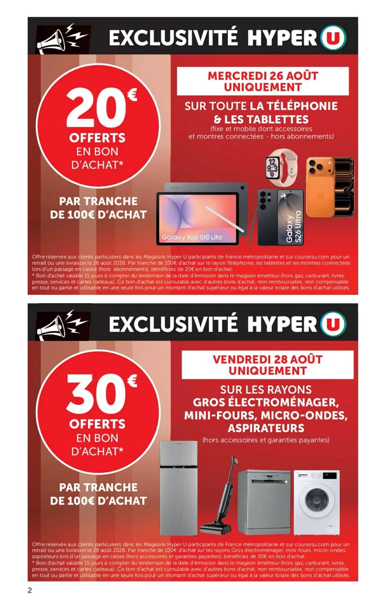 Prospectus promotionnel Hyper U valable à partir du 25/08/2026 - Page 2.