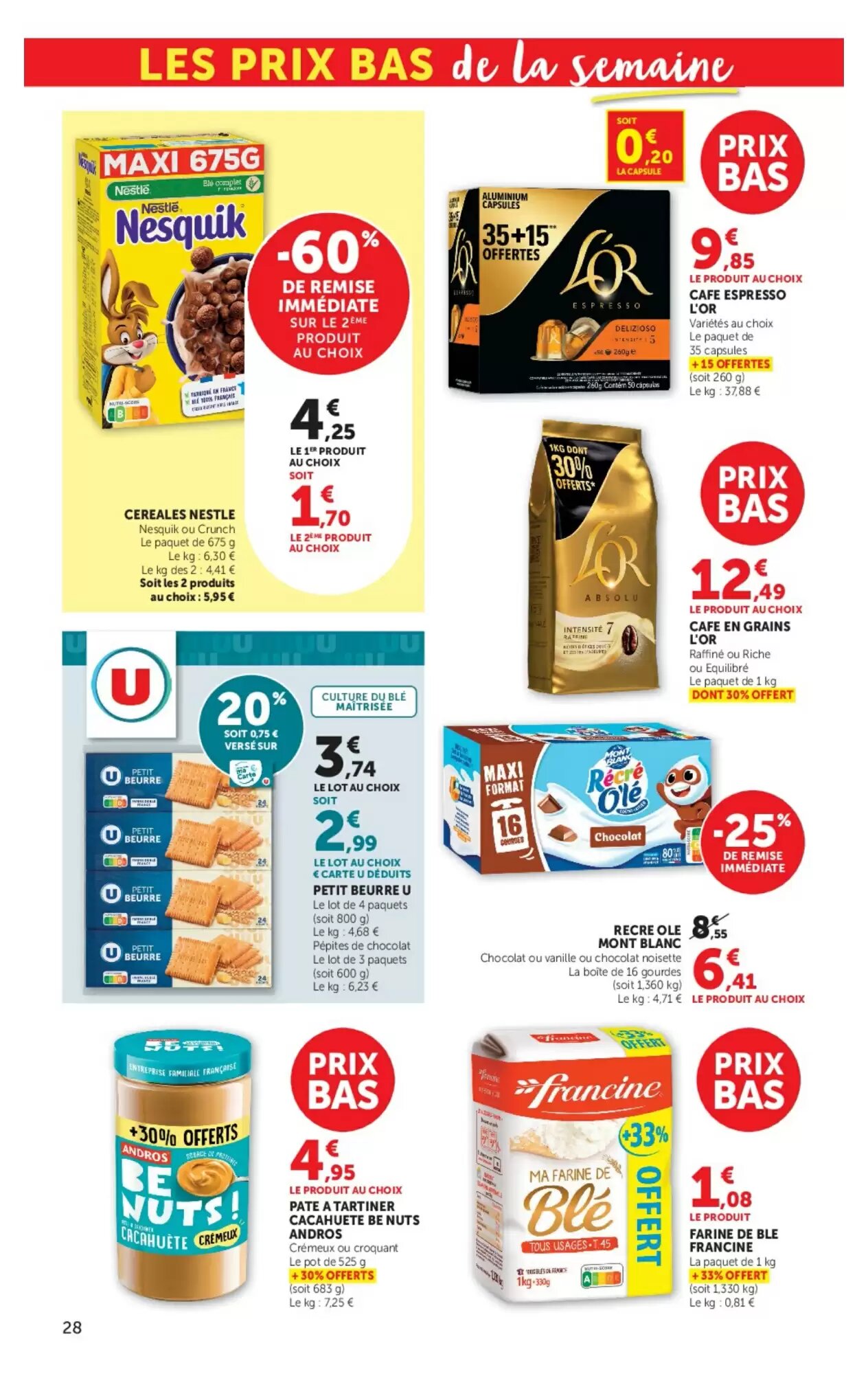 Prospectus promotionnel Hyper U valable à partir du 25/08/2026 - Page 28.