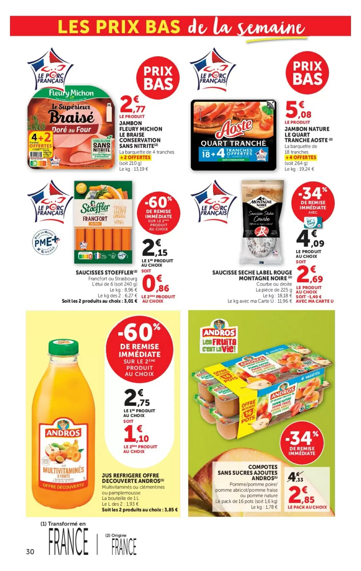 Prospectus promotionnel Hyper U valable à partir du 25/08/2026 - Page 30.
