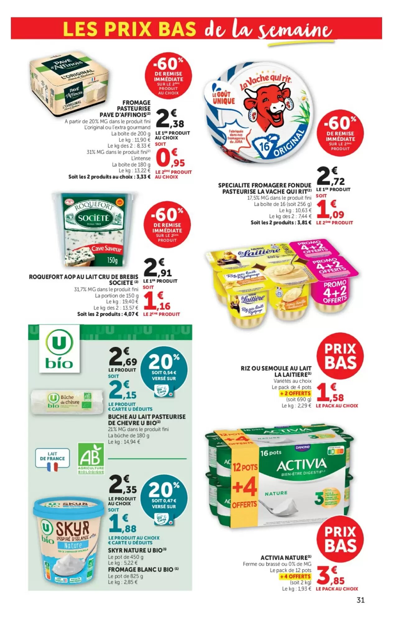 Prospectus promotionnel Hyper U valable à partir du 25/08/2026 - Page 31.