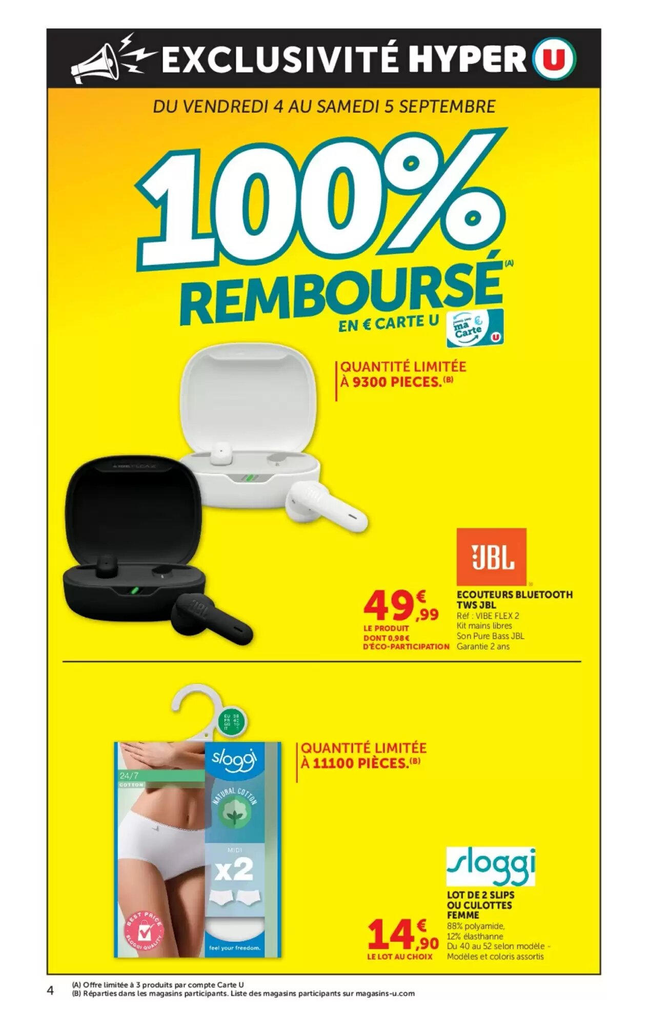 Prospectus promotionnel Hyper U valable à partir du 25/08/2026 - Page 4.