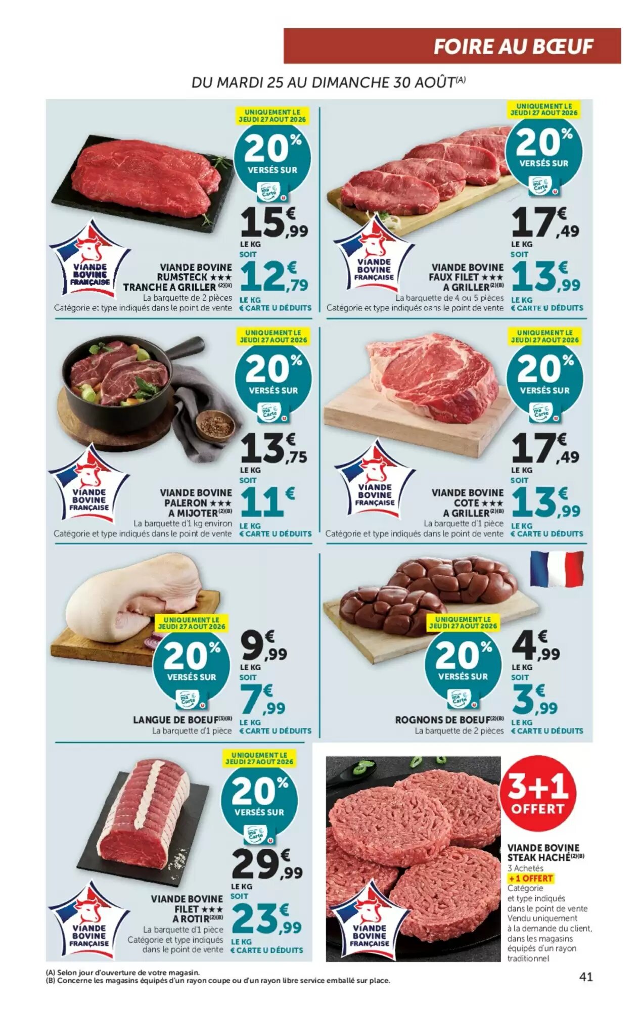 Prospectus promotionnel Hyper U valable à partir du 25/08/2026 - Page 41.