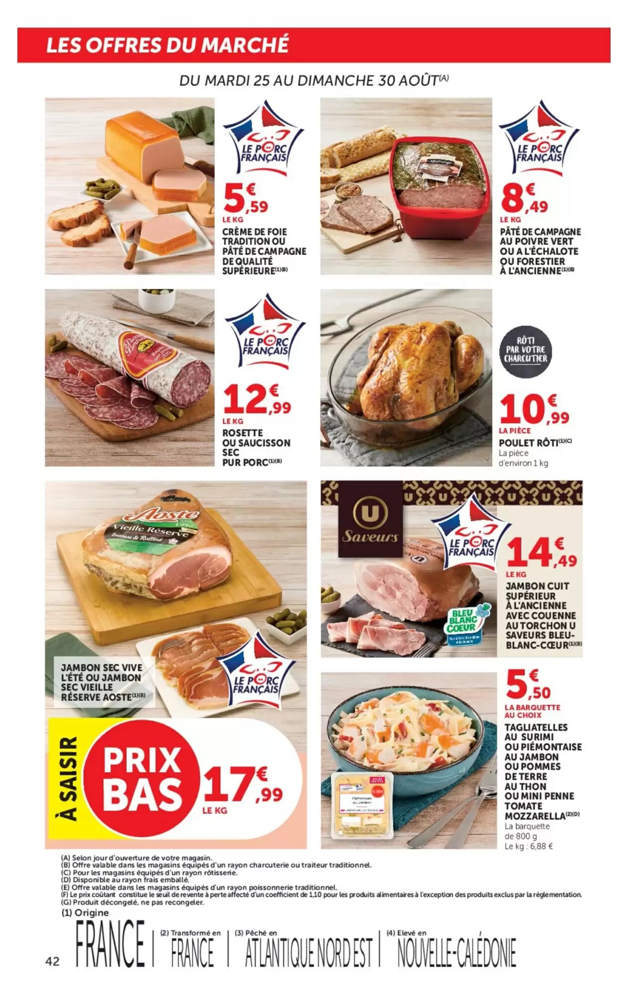 Prospectus promotionnel Hyper U valable à partir du 25/08/2026 - Page 42.