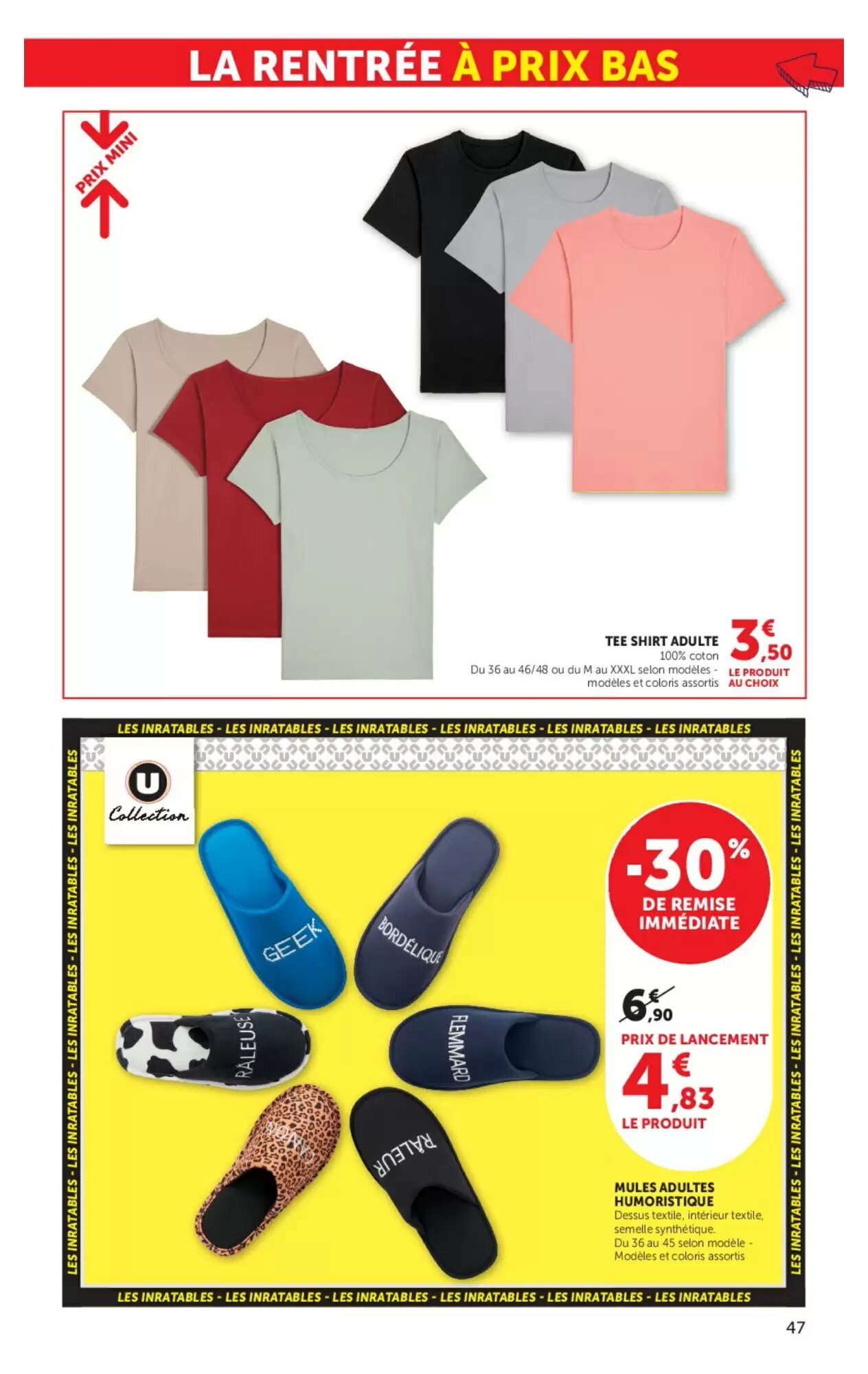 Prospectus promotionnel Hyper U valable à partir du 25/08/2026 - Page 47.