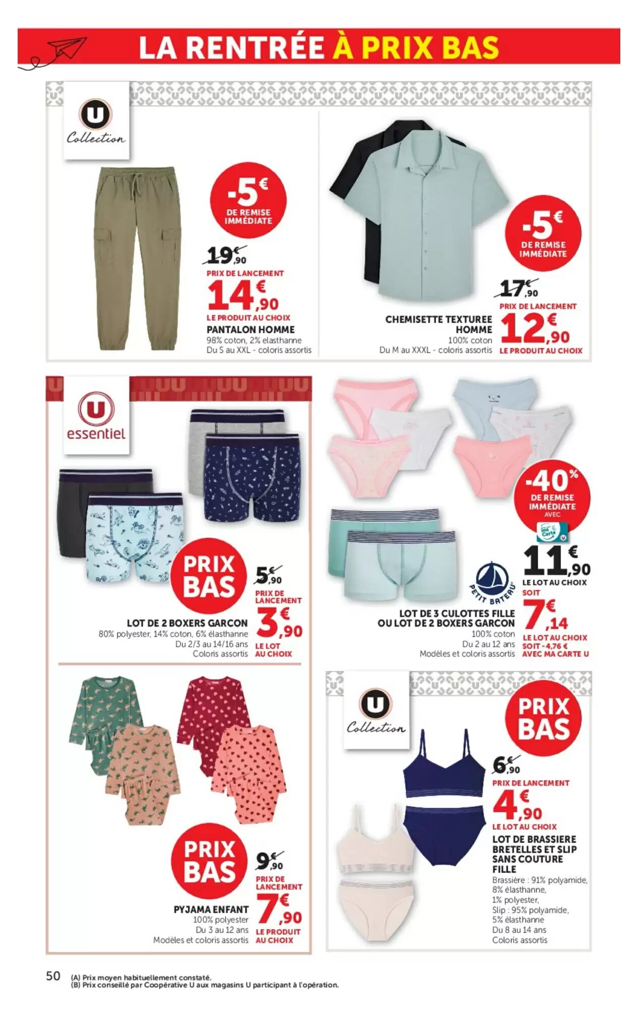 Prospectus promotionnel Hyper U valable à partir du 25/08/2026 - Page 50.