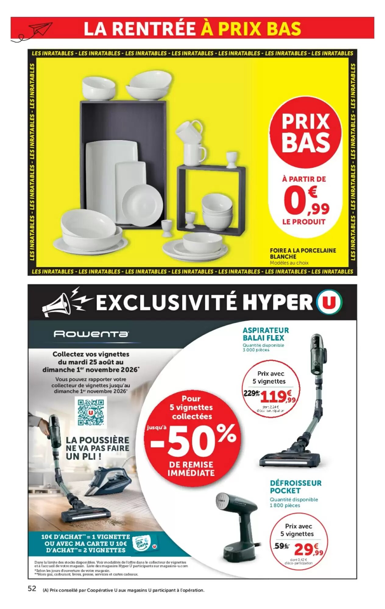 Prospectus promotionnel Hyper U valable à partir du 25/08/2026 - Page 52.