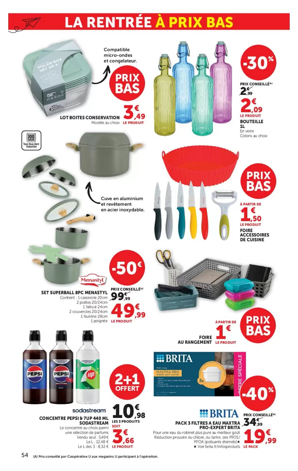 Prospectus promotionnel Hyper U valable à partir du 25/08/2026 - Page 54.