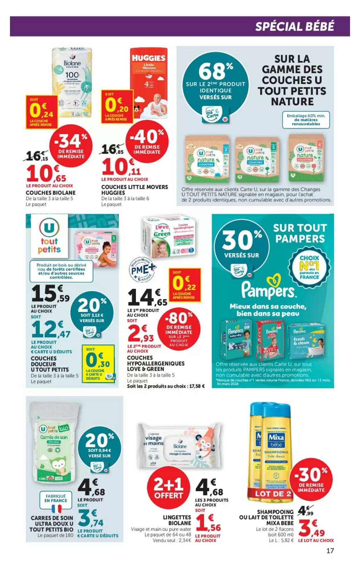 Prospectus promotionnel Super U valable à partir du 25/08/2026 - Page 17.