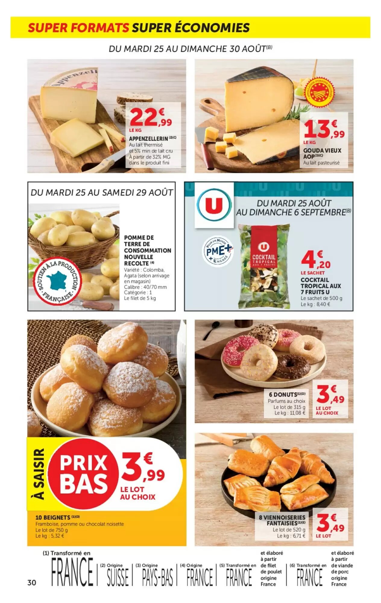 Prospectus promotionnel Super U valable à partir du 25/08/2026 - Page 30.