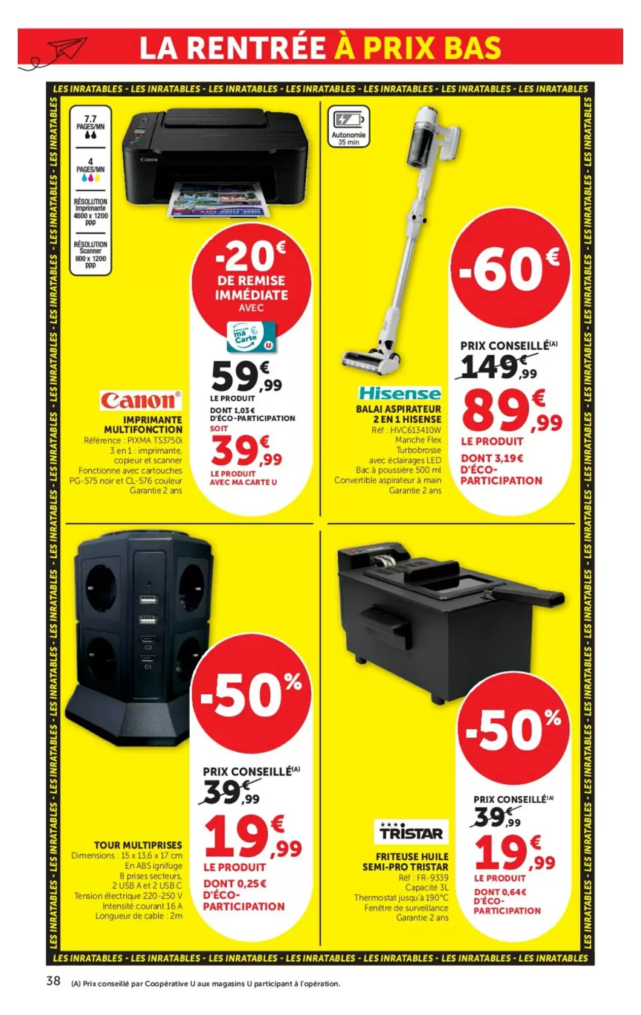 Prospectus promotionnel Super U valable à partir du 25/08/2026 - Page 38.