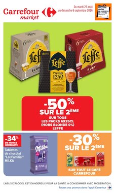 Prospectus promotionnel Carrefour Market valable à partir du 25/08/2026