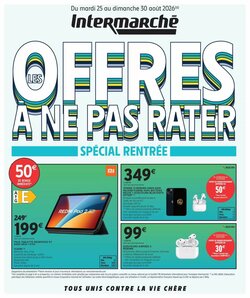 Prospectus promotionnel Intermarché valable à partir du 25/08/2026