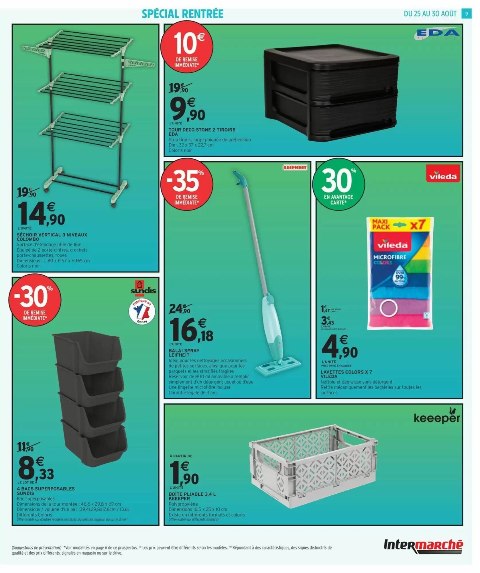 Prospectus promotionnel Intermarché valable à partir du 25/08/2026 - Page 9.