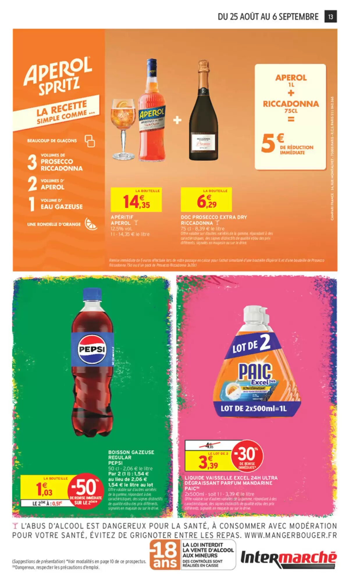 Prospectus promotionnel Intermarché valable à partir du 25/08/2026 - Page 13.