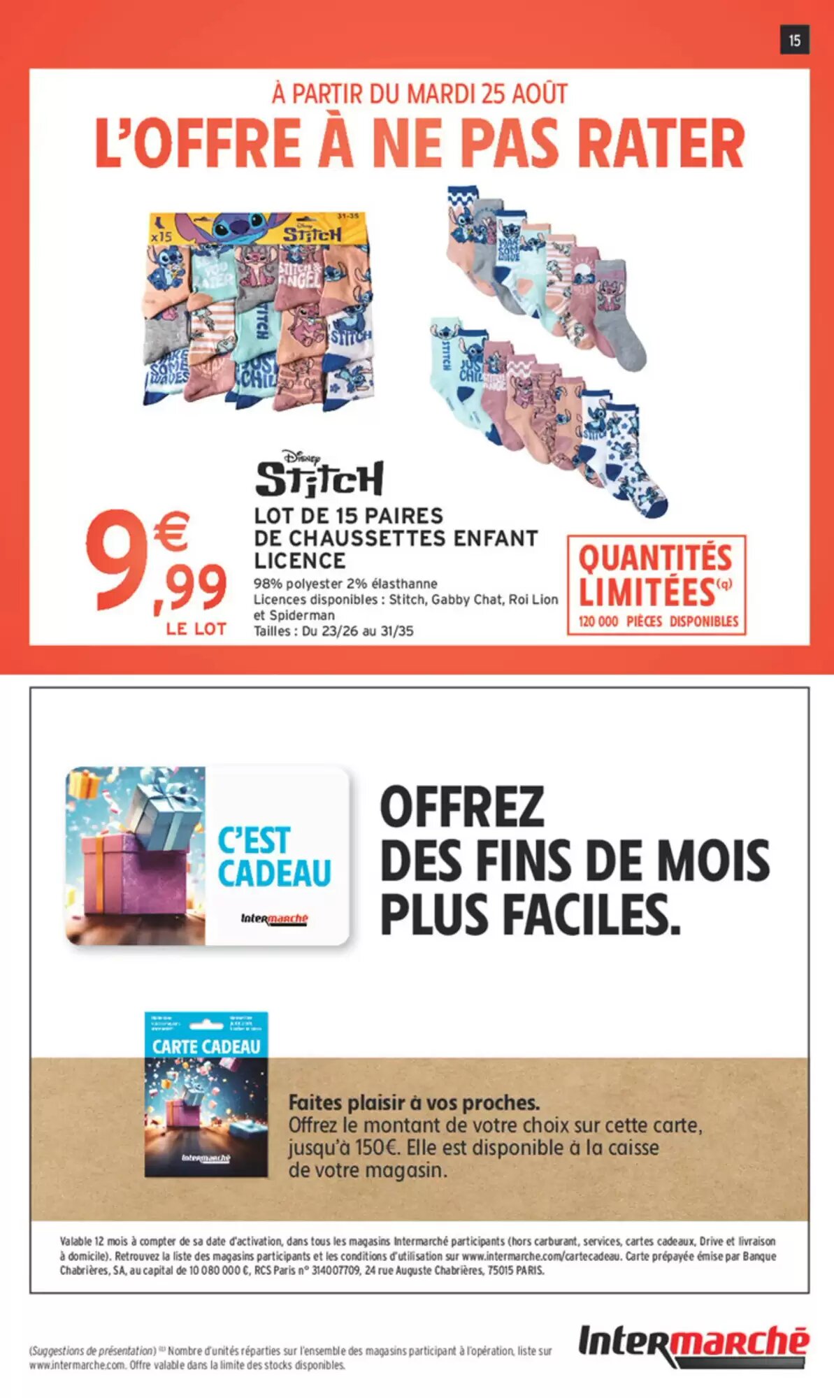Prospectus promotionnel Intermarché valable à partir du 25/08/2026 - Page 15.