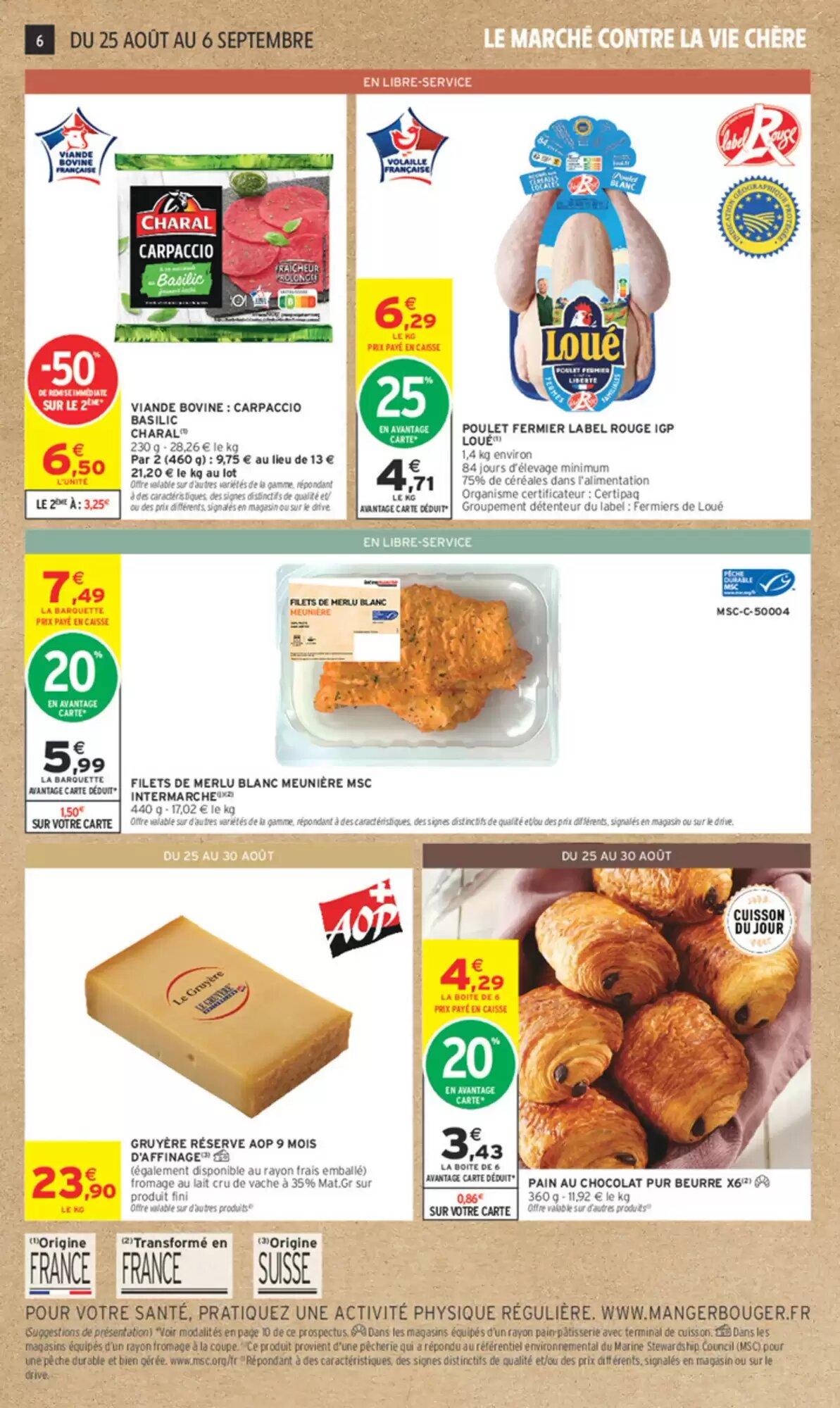 Prospectus promotionnel Intermarché valable à partir du 25/08/2026 - Page 6.