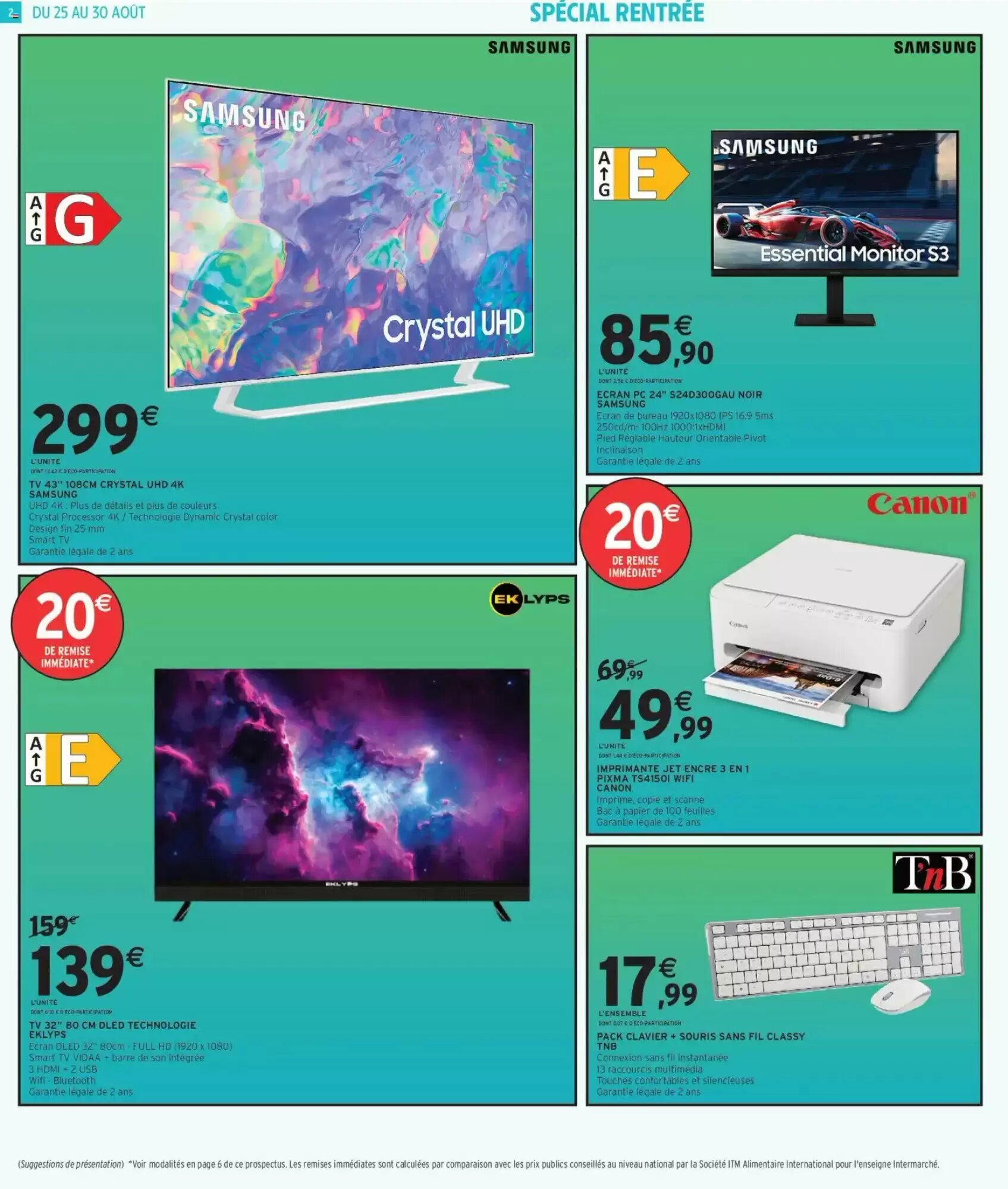 Prospectus promotionnel Intermarché valable à partir du 25/08/2026 - Page 2.