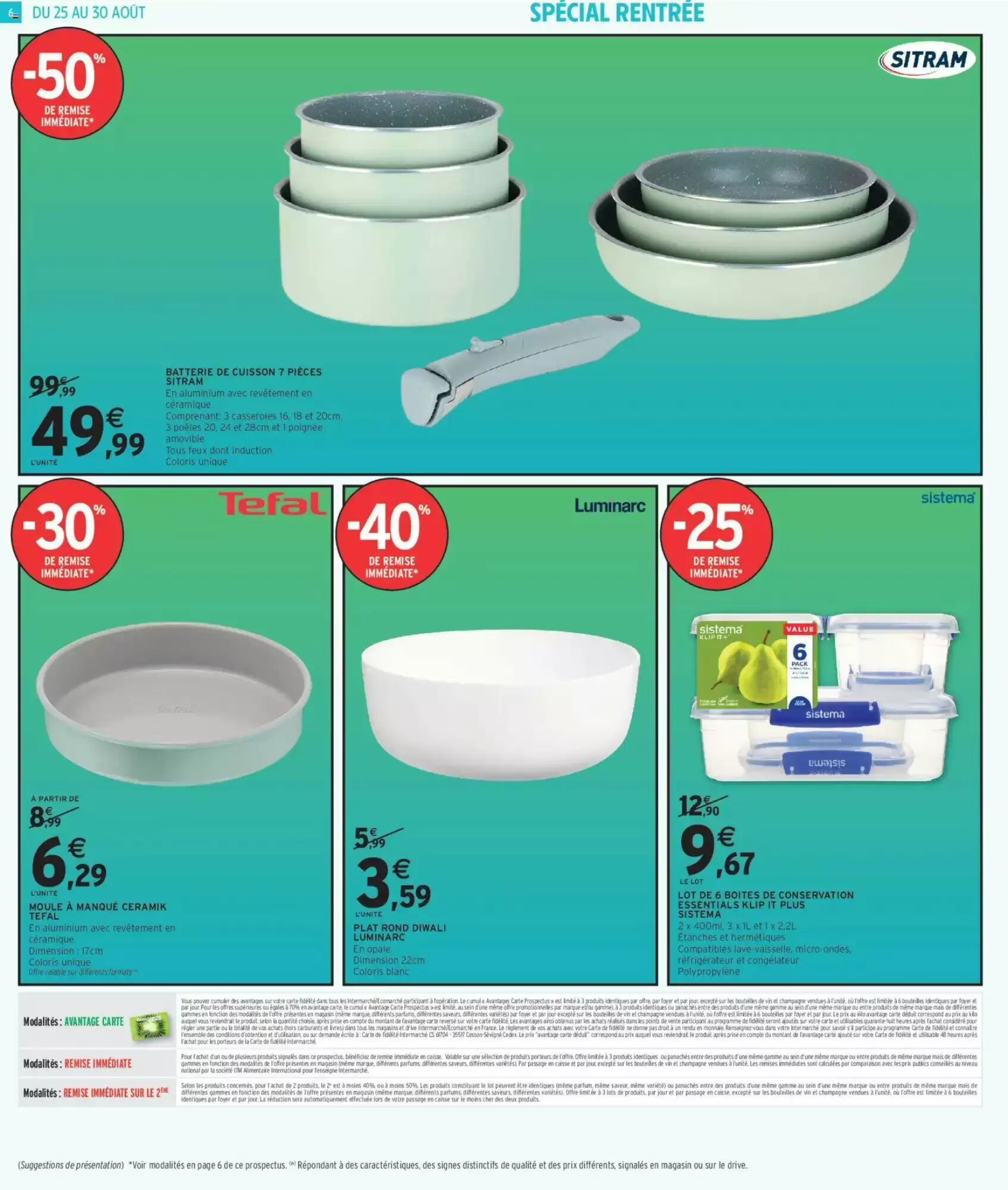 Prospectus promotionnel Intermarché valable à partir du 25/08/2026 - Page 6.