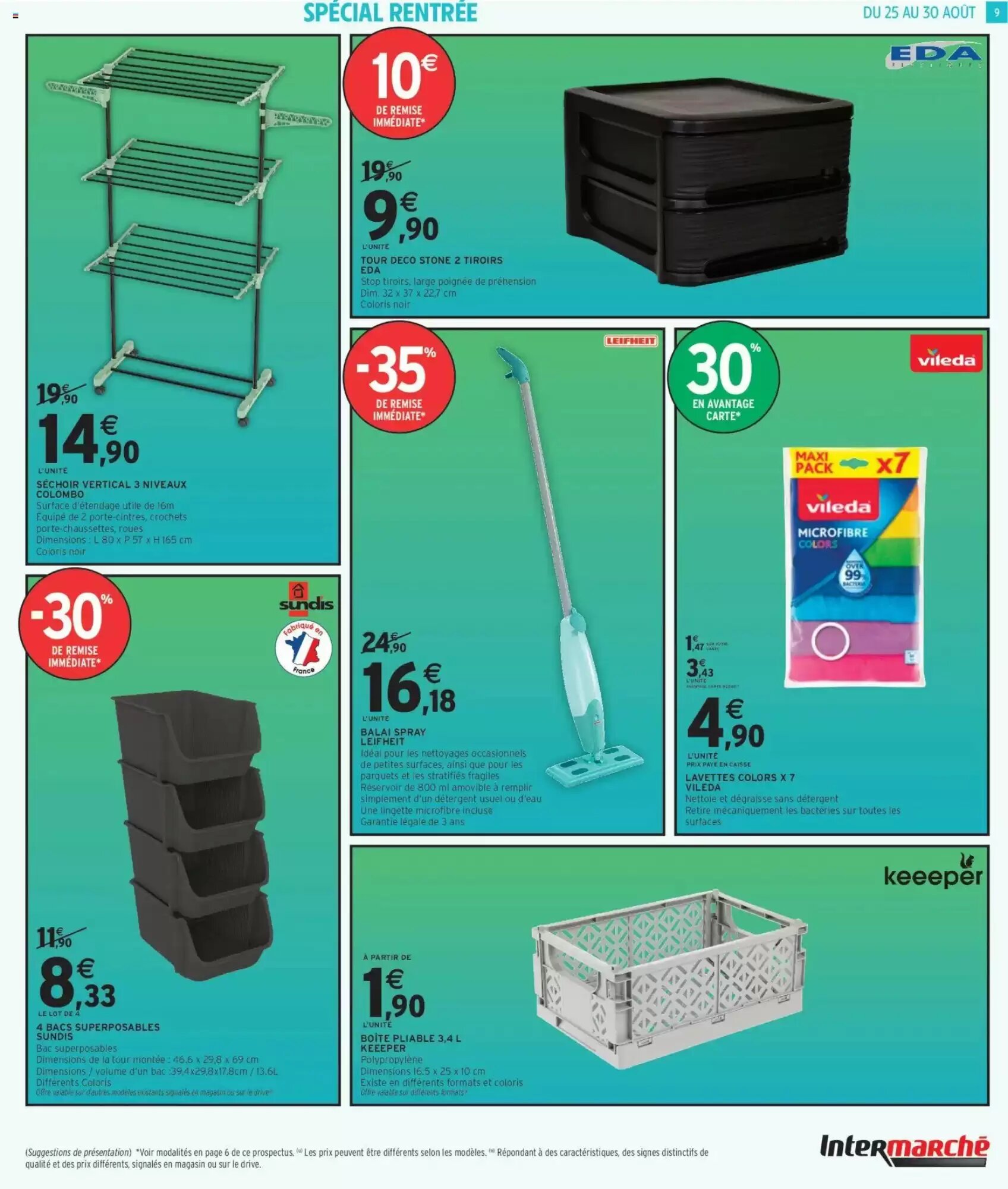 Prospectus promotionnel Intermarché valable à partir du 25/08/2026 - Page 9.