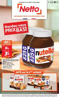Prospectus promotionnel Netto valable à partir du 25/08/2026