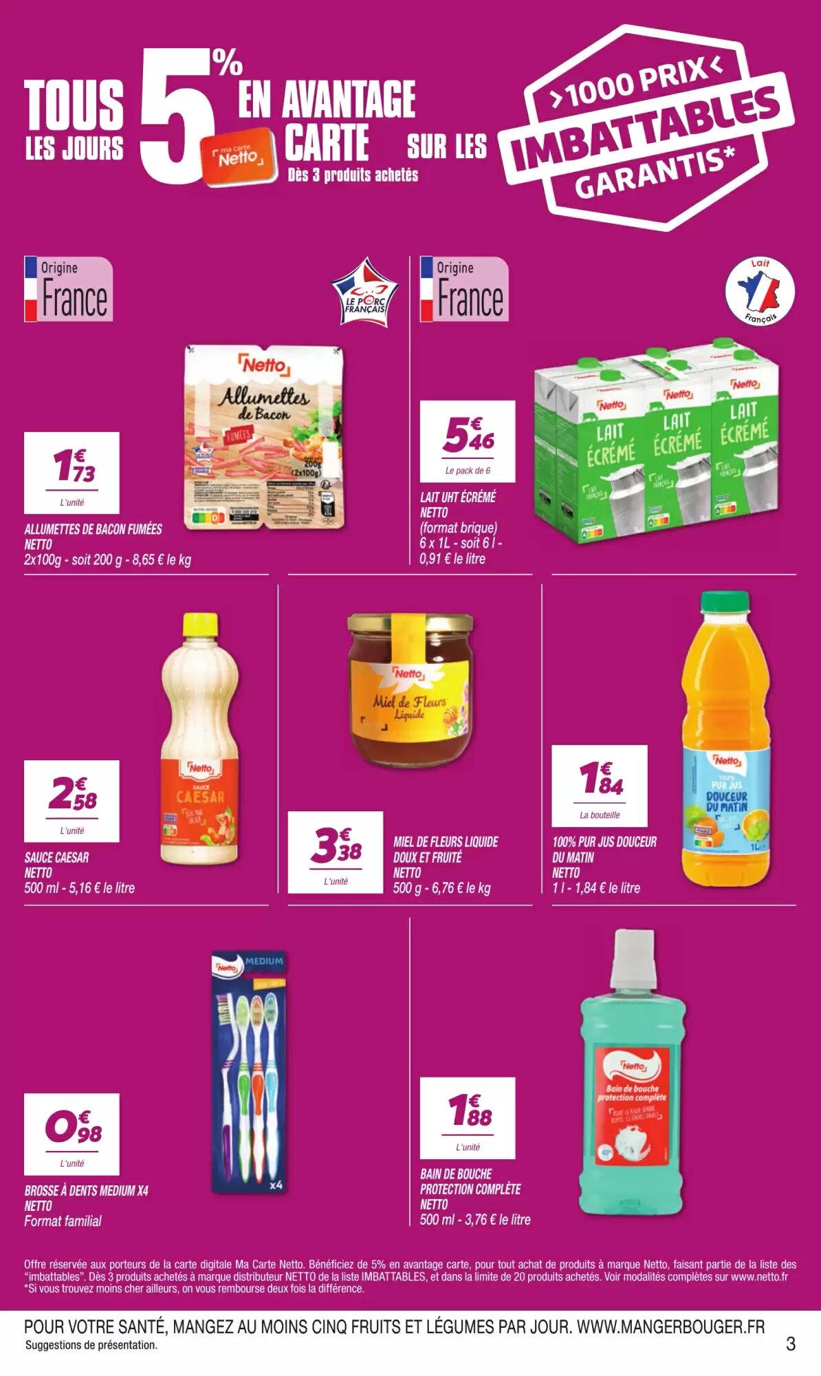 Prospectus promotionnel Netto valable à partir du 25/08/2026 - Page 3.
