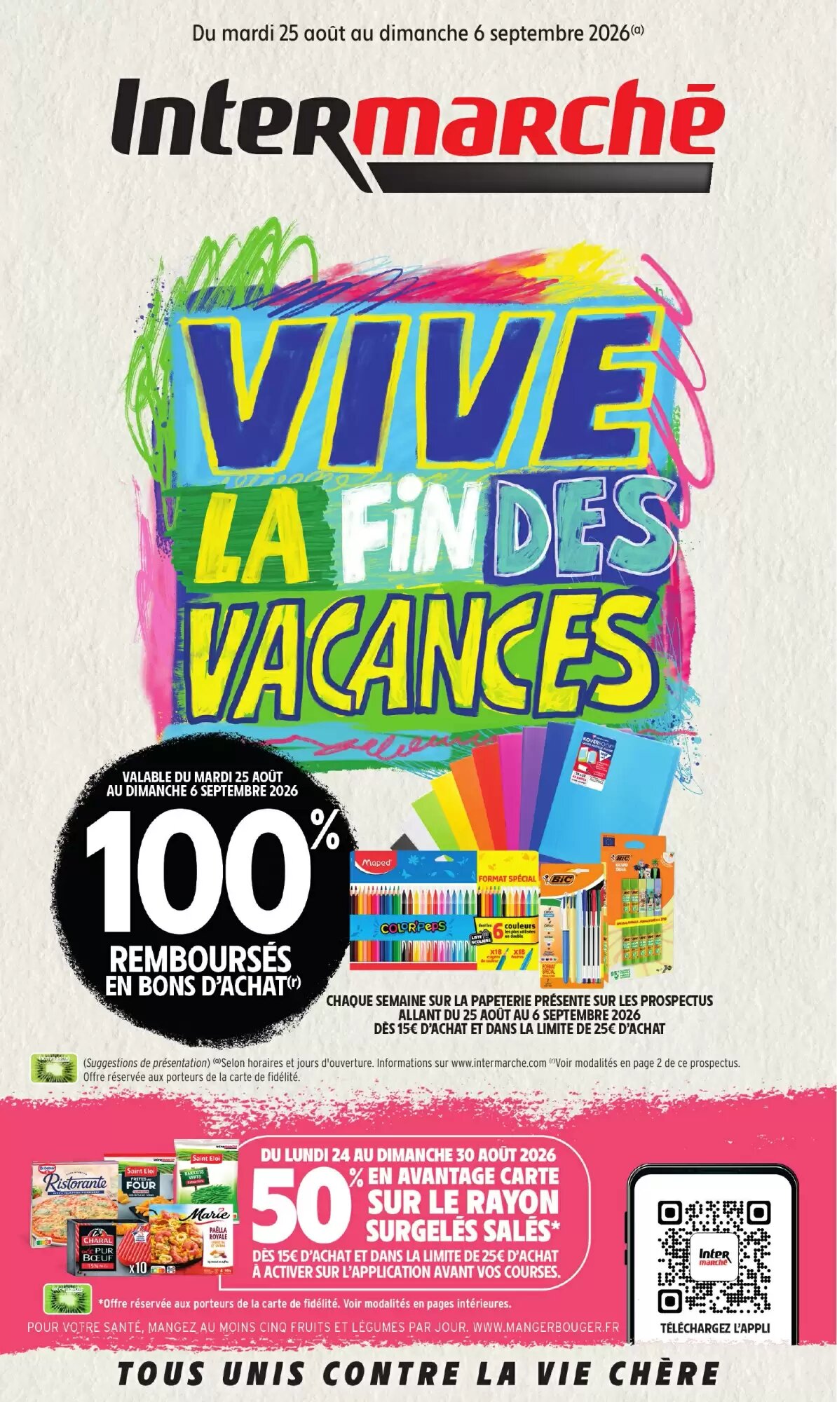 Prospectus promotionnel Intermarché valable à partir du 25/08/2026 - Page 1.
