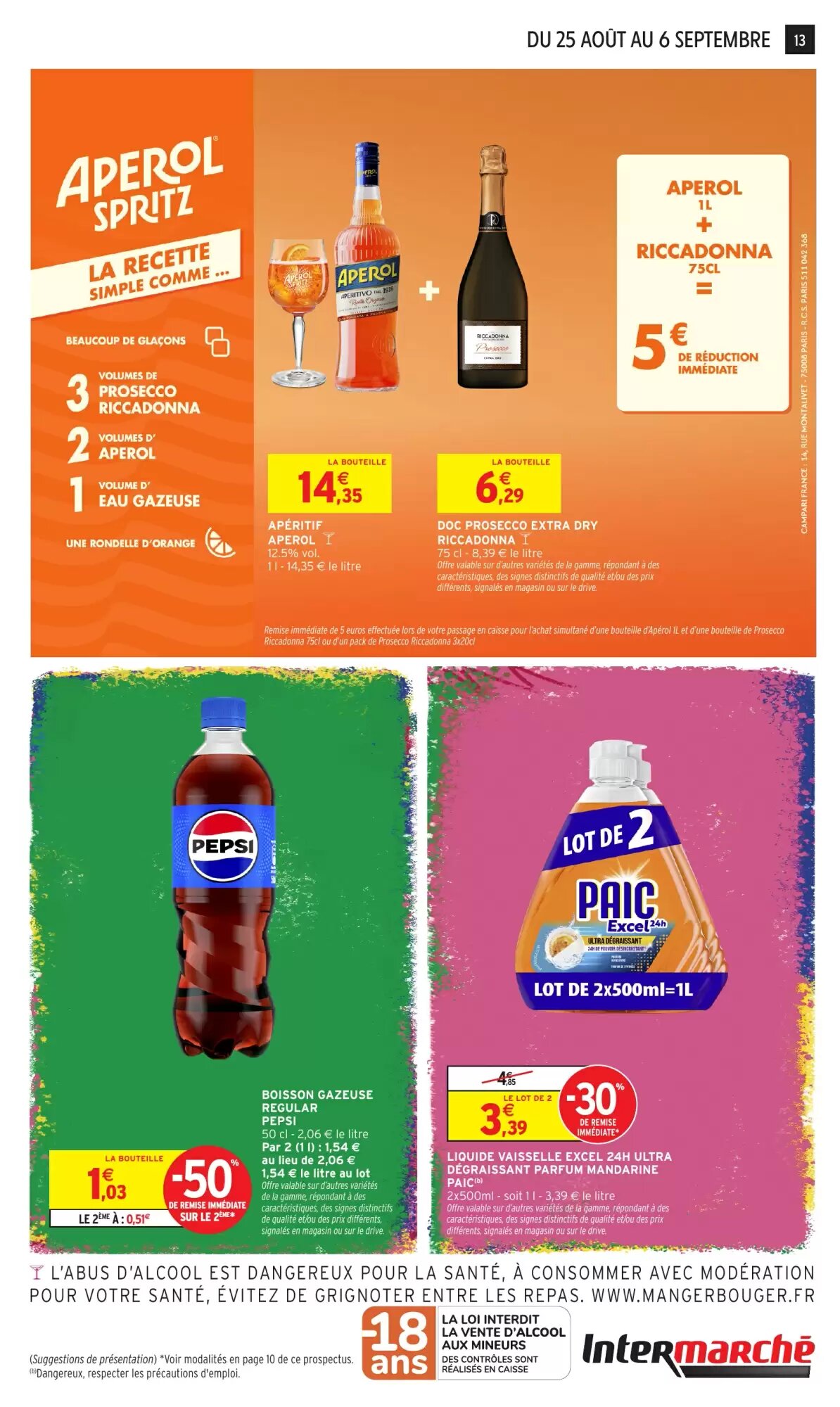 Prospectus promotionnel Intermarché valable à partir du 25/08/2026 - Page 13.
