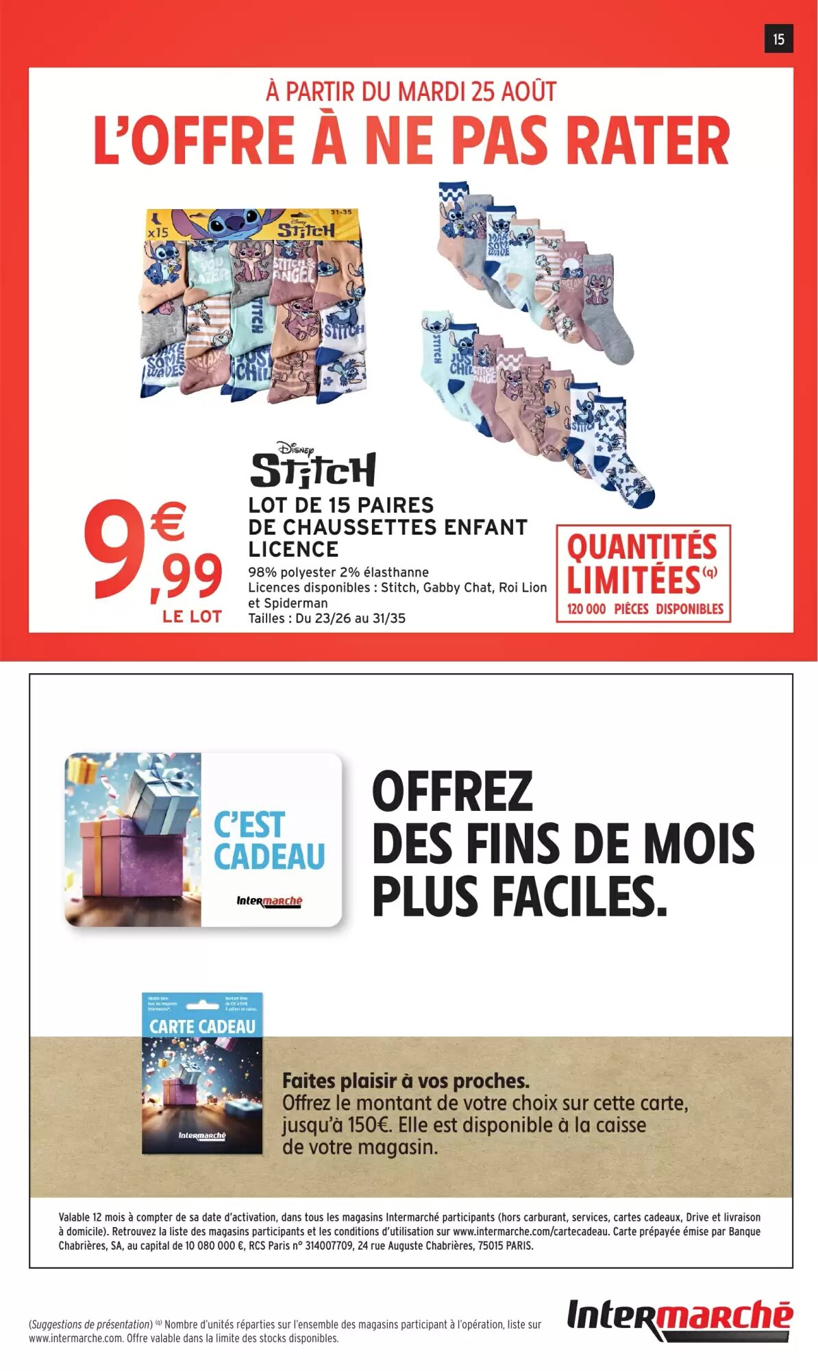 Prospectus promotionnel Intermarché valable à partir du 25/08/2026 - Page 15.