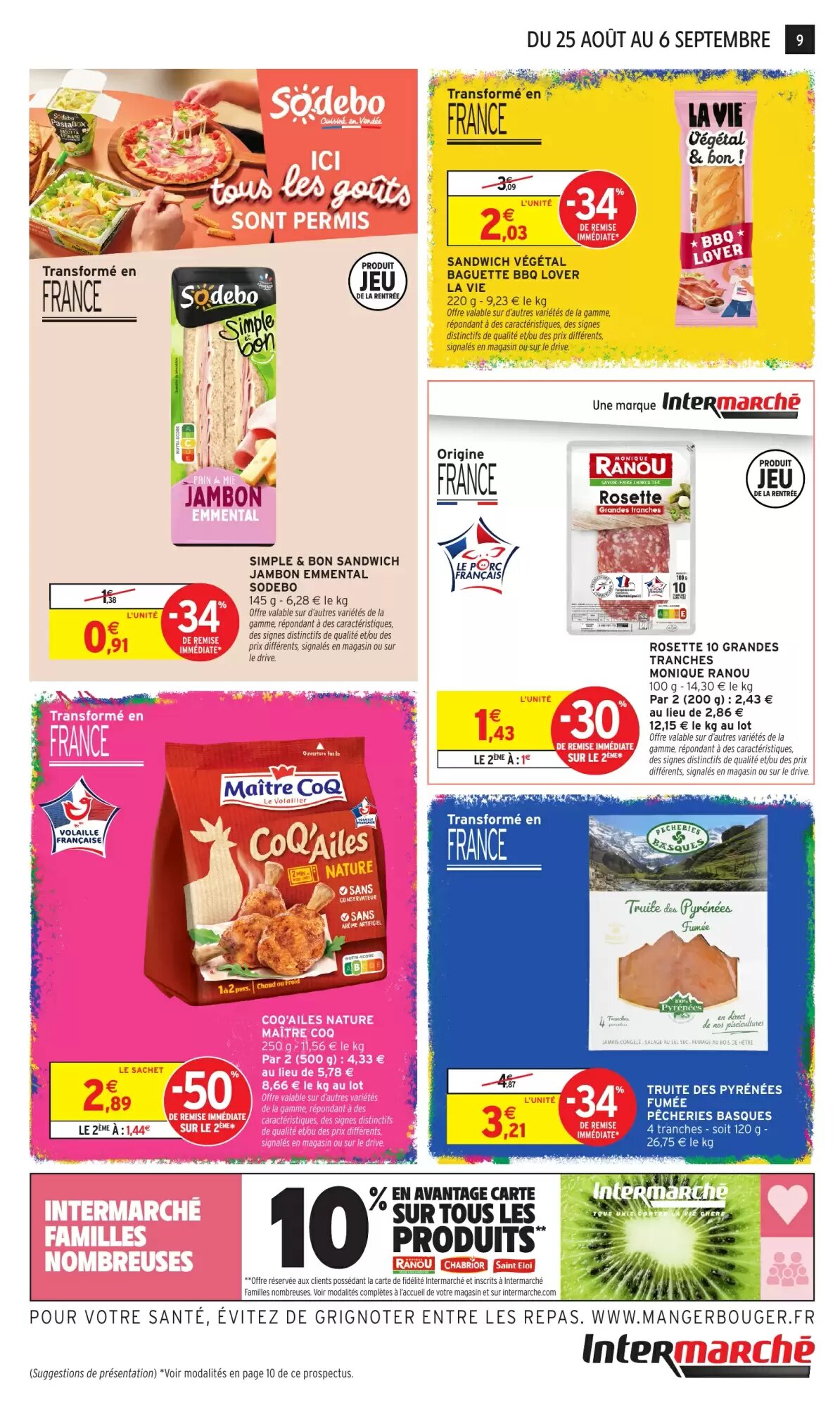 Prospectus promotionnel Intermarché valable à partir du 25/08/2026 - Page 9.