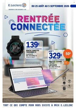 Prospectus promotionnel E.Leclerc valable à partir du 25/08/2026