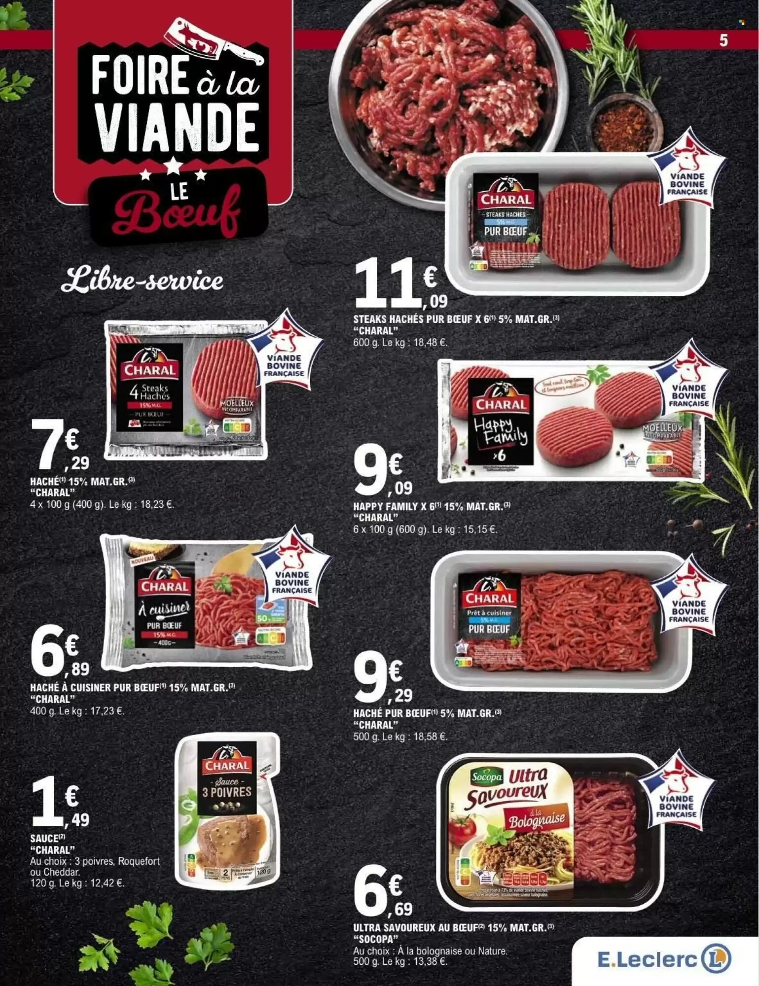 Prospectus promotionnel E.Leclerc valable à partir du 25/08/2026 - Page 5.