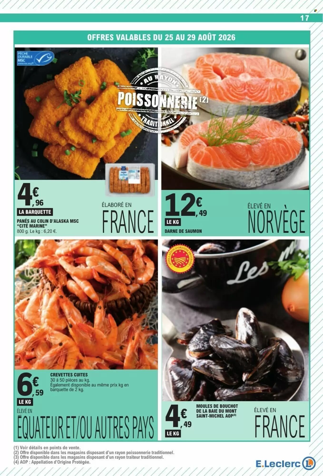 Prospectus promotionnel E.Leclerc valable à partir du 25/08/2026 - Page 17.