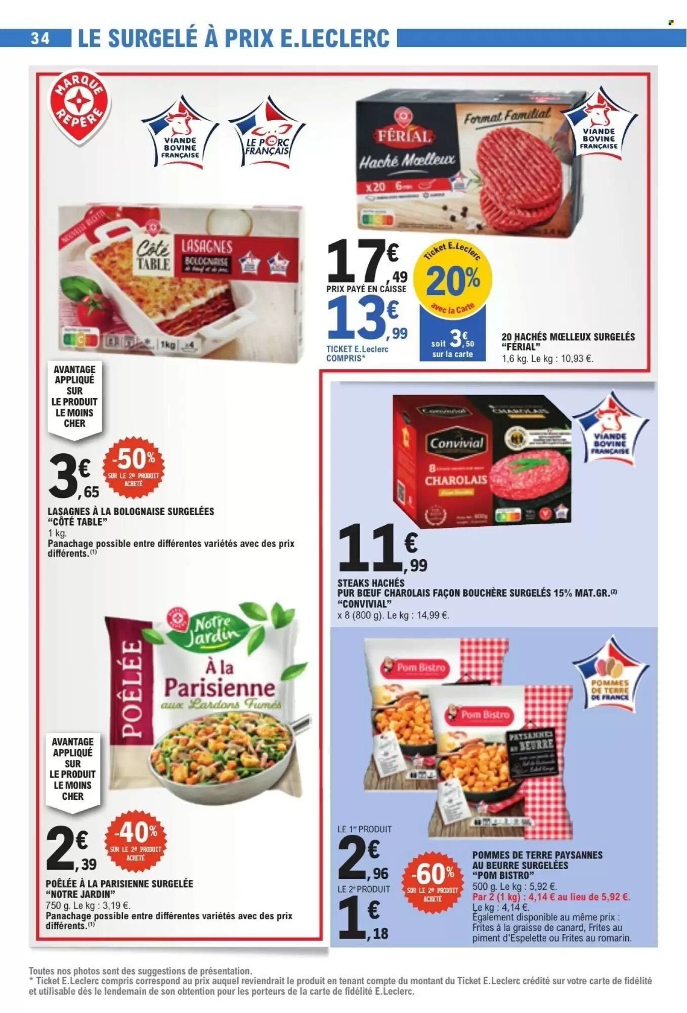 Prospectus promotionnel E.Leclerc valable à partir du 25/08/2026 - Page 34.