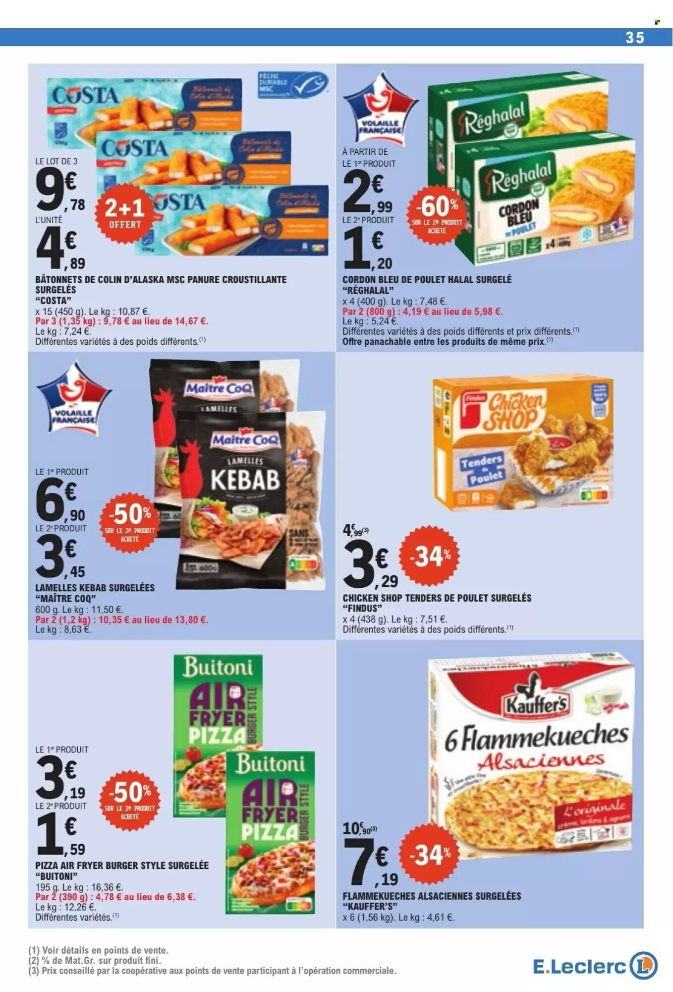 Prospectus promotionnel E.Leclerc valable à partir du 25/08/2026 - Page 35.